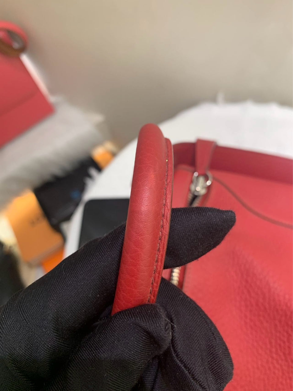 Hermès - Lindy 30 - Taurillon Clemence leather - Red - (medium)