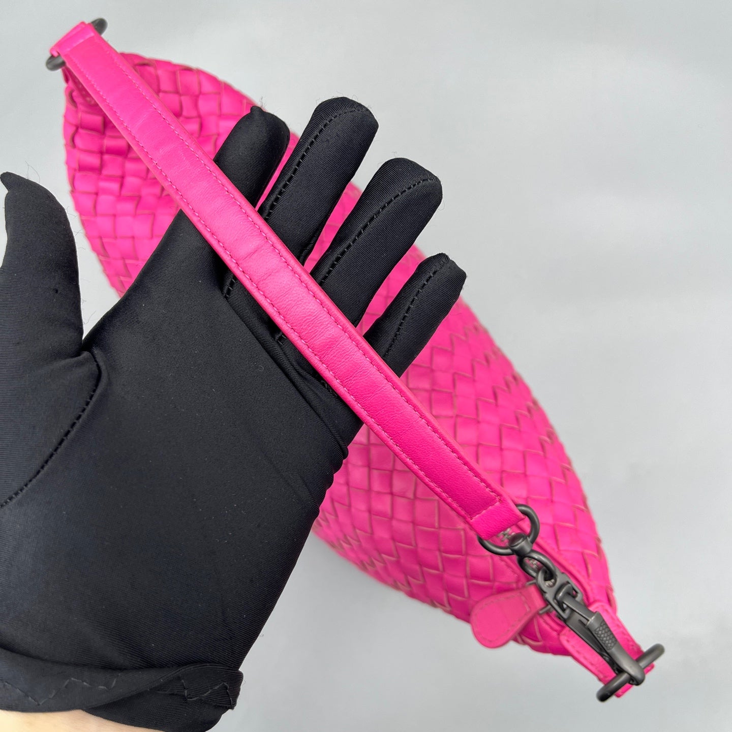 Bottega Veneta - Intrecciato Lunchbox Bag - Nappa leather - Hot Pink - (Small)