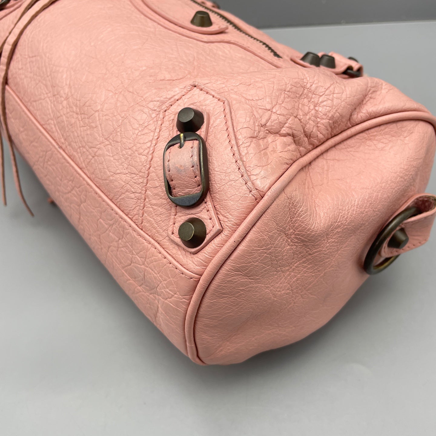 Balenciaga - Mini Boston Satchel - Leather - Pink - (mini)