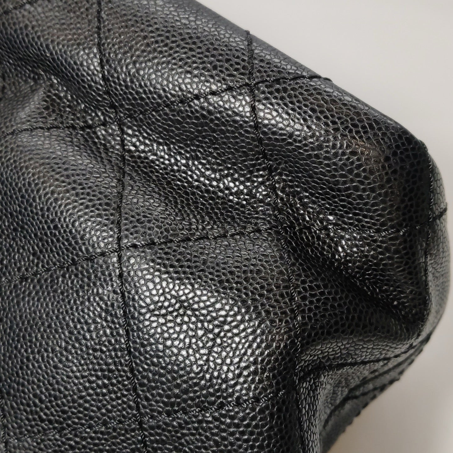 Chanel - Quilted Tote Bag (AS3128) - Caviar leather - Black - (medium)