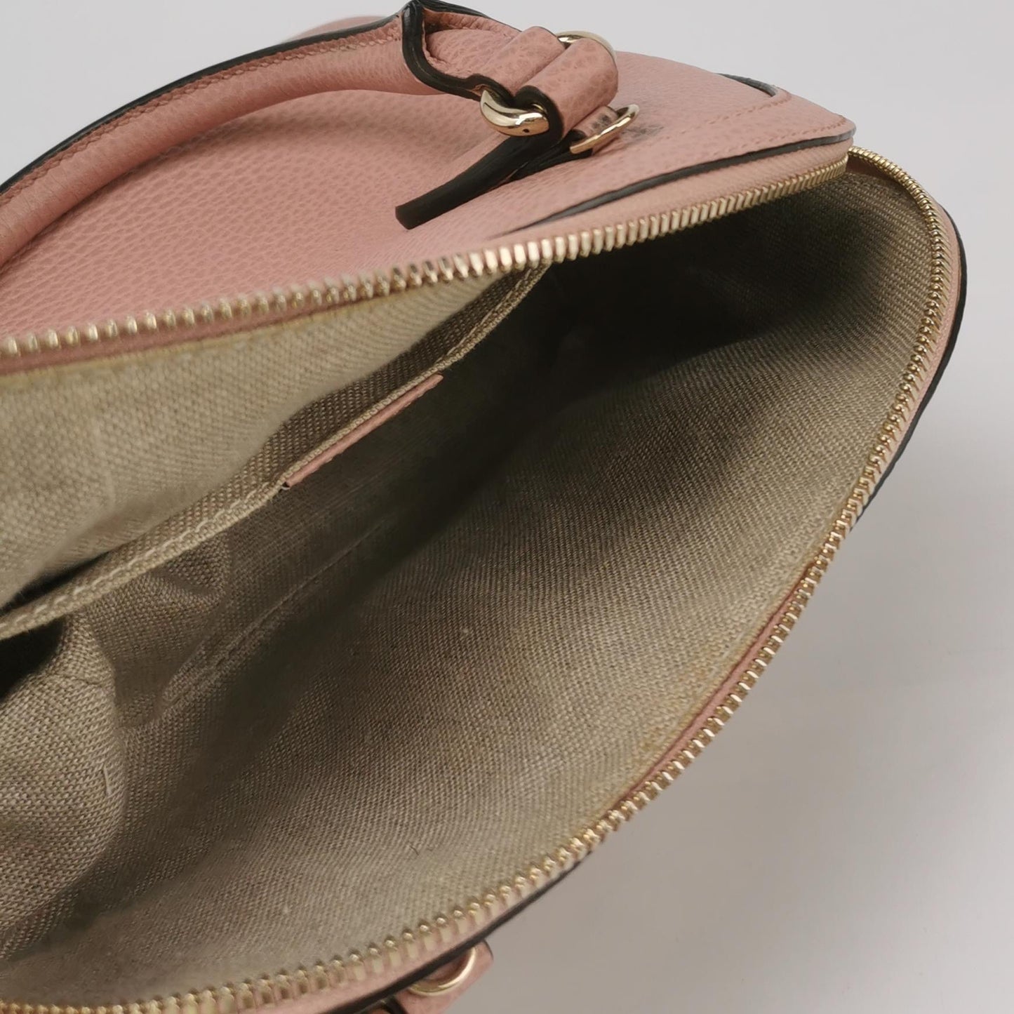 Gucci - Micro Dome Bag - Grained leather - Pink - (Small)