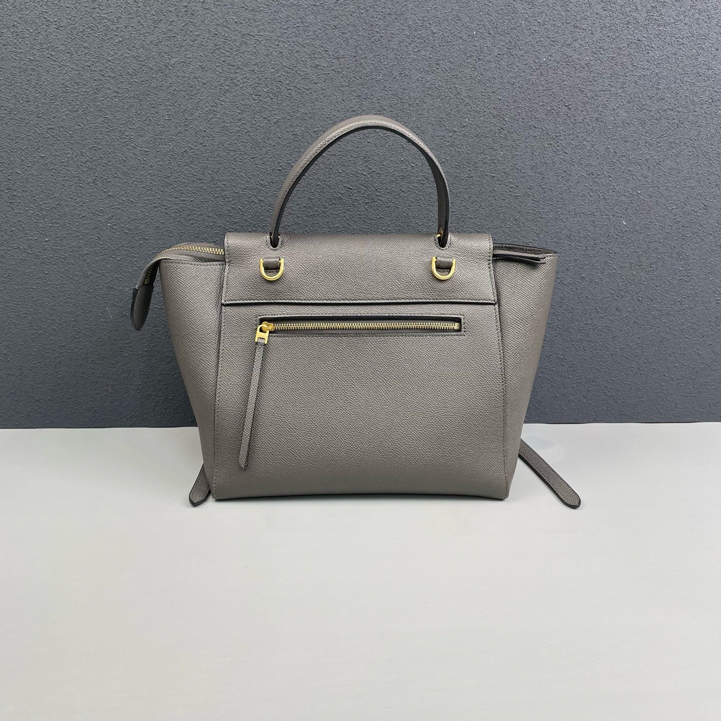 Celine - Belt Bag Micro - Grained Calfskin Leather - Dark Grey - (Micro)