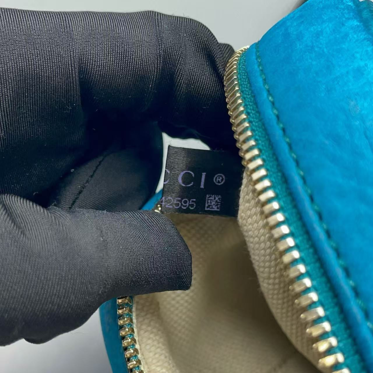 Gucci - Soho Camera Bag - Leather - Blue - (small)