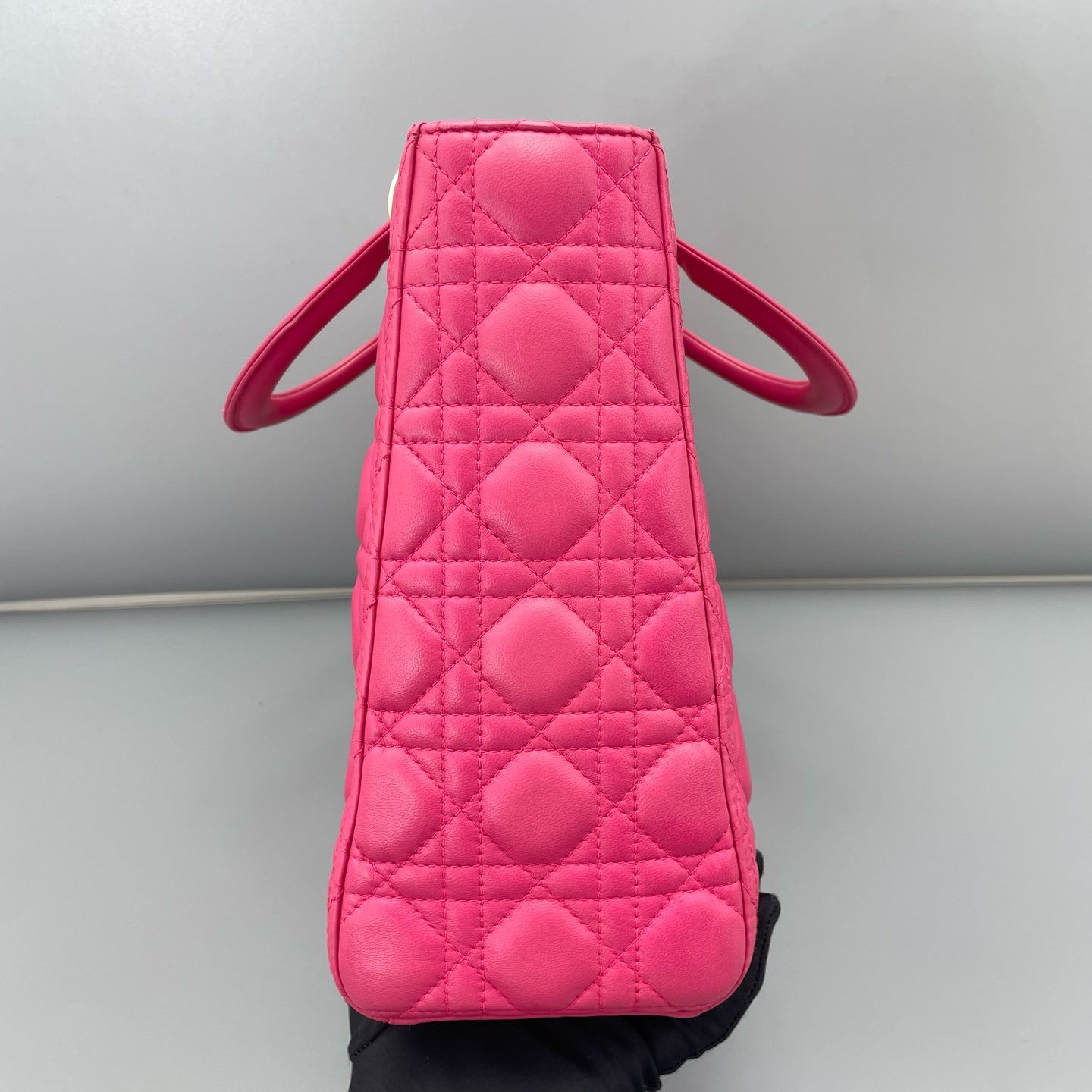 Dior - Lady Dior - Leather - Pink - (Large)