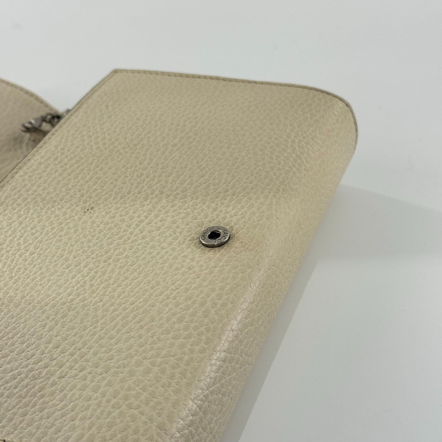 Gucci - Dionysus Wallet on Chain (WOC) - Leather - White - (mini)
