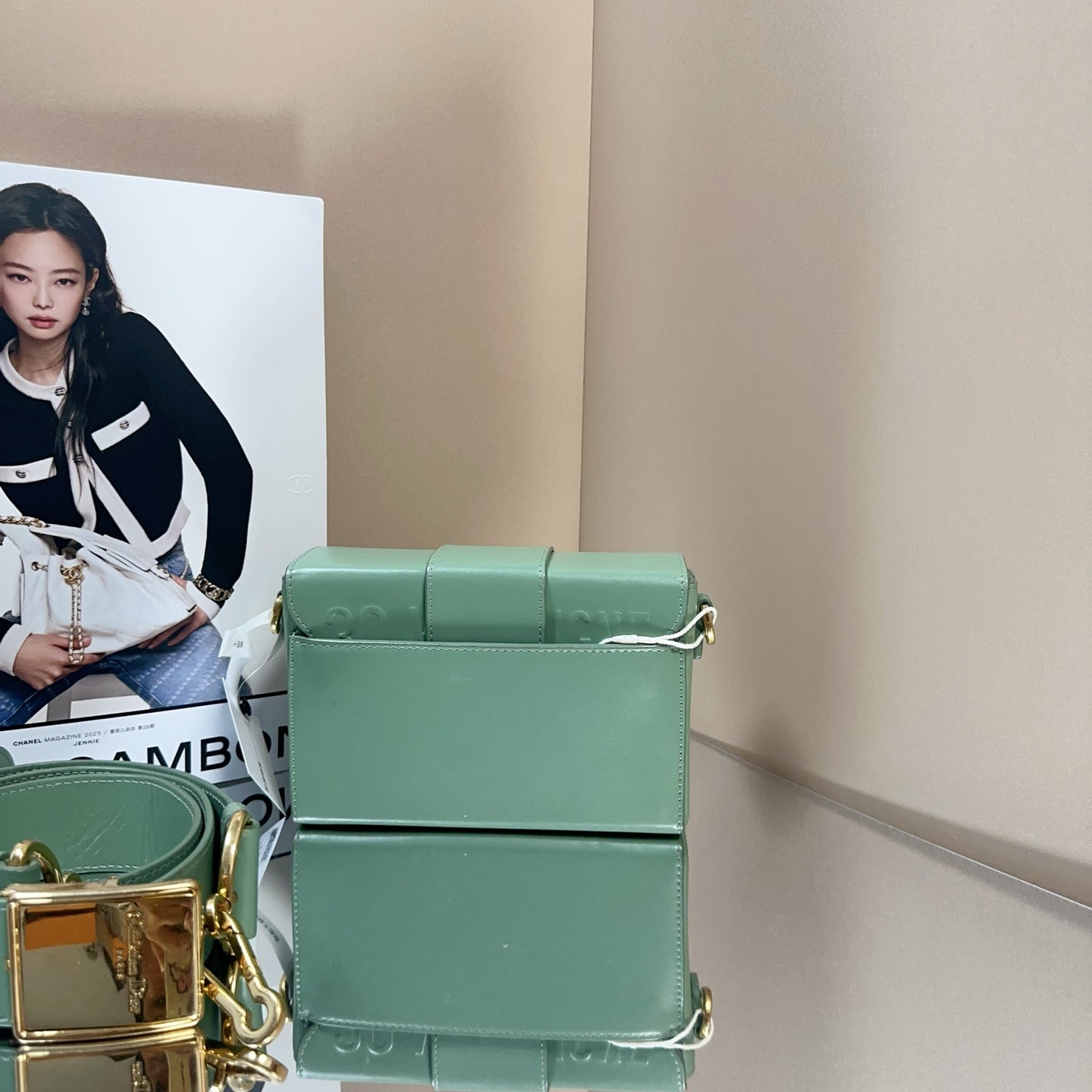 Dior - 30 Montaigne Box Bag Mini - Leather - Green - (mini)