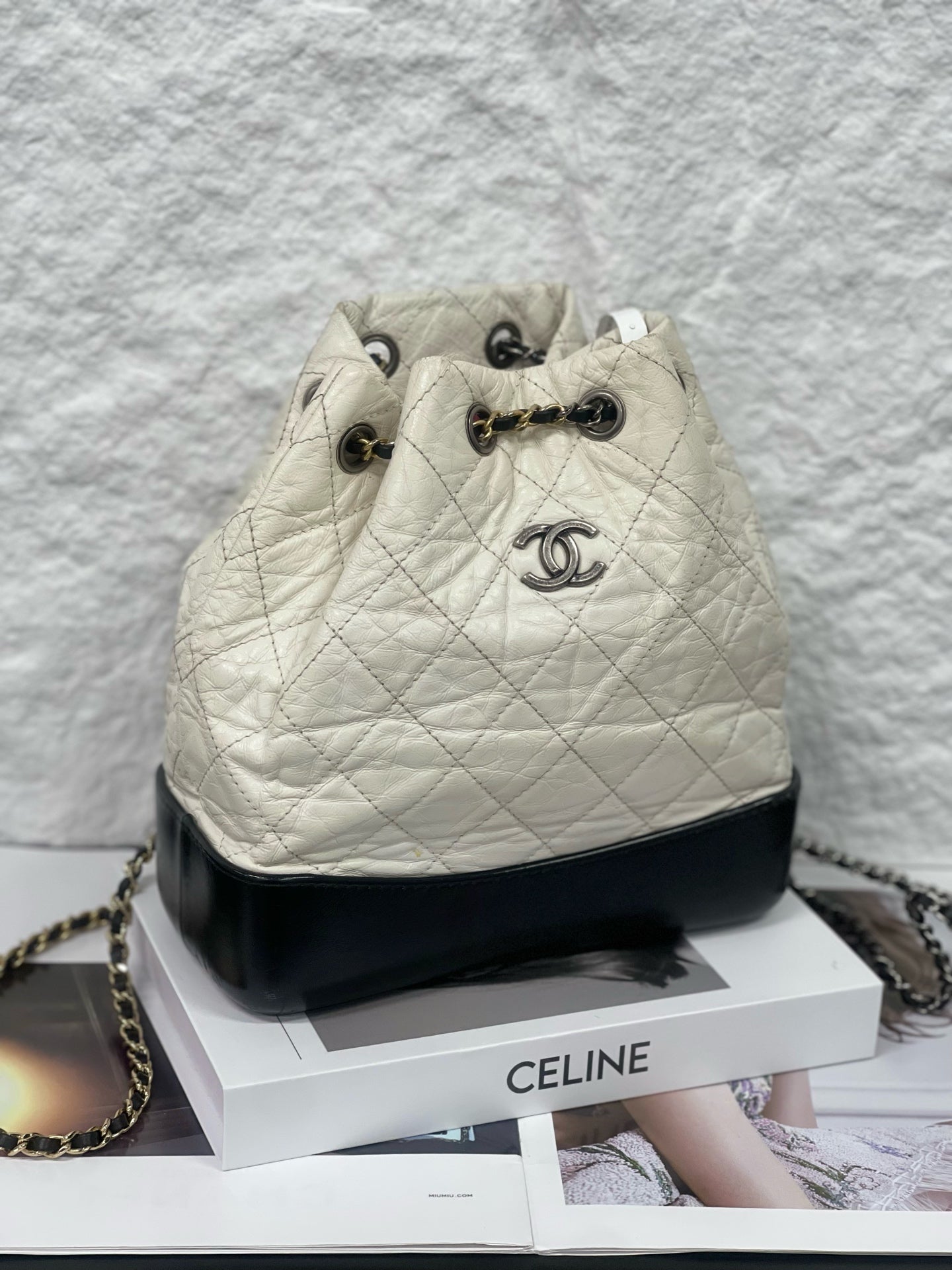Chanel - Gabrielle Backpack - Calfskin leather - Multicolour - (small)