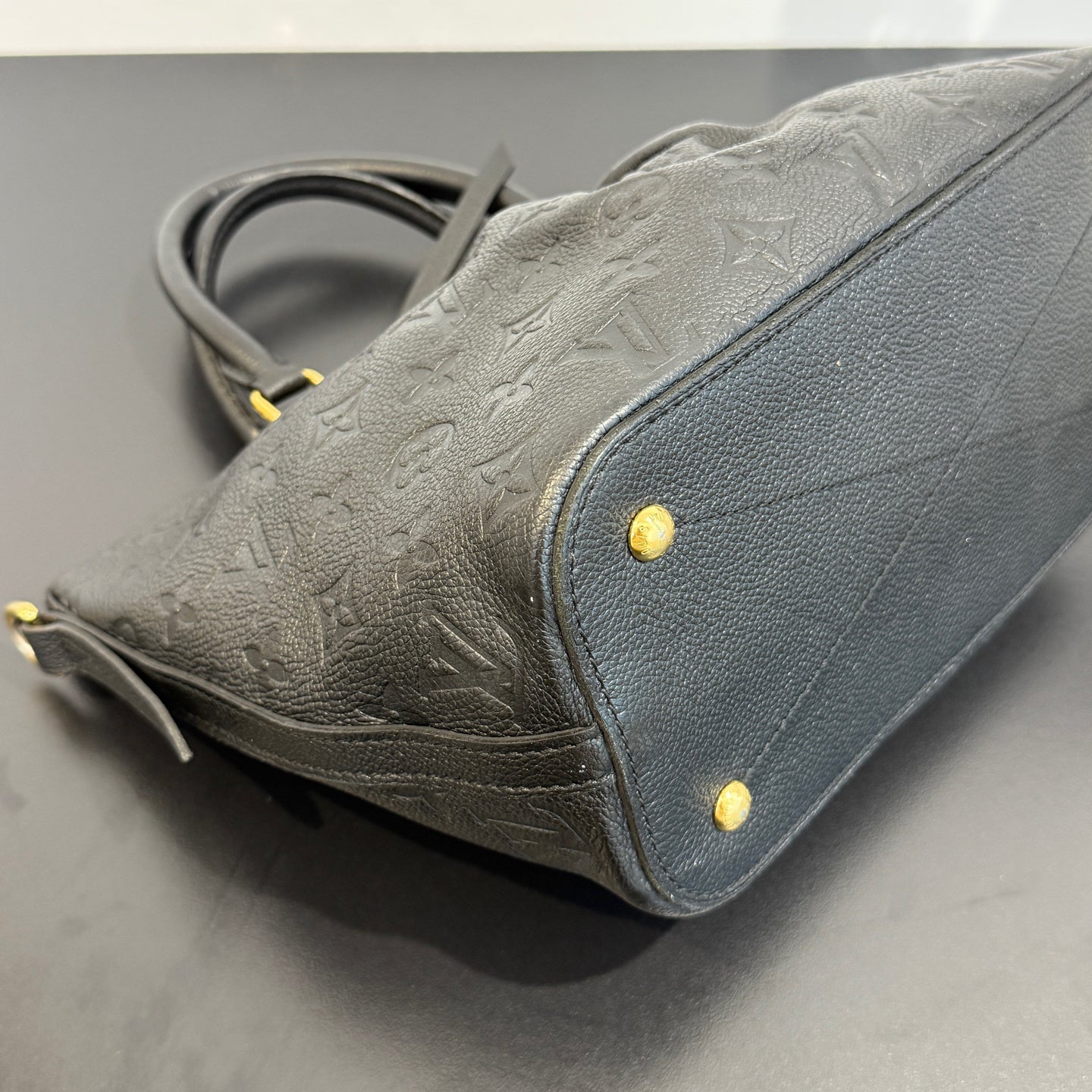 Louis Vuitton - Monogram Empreinte Convertible Top Handle Bag - Leather - Black - (medium)
