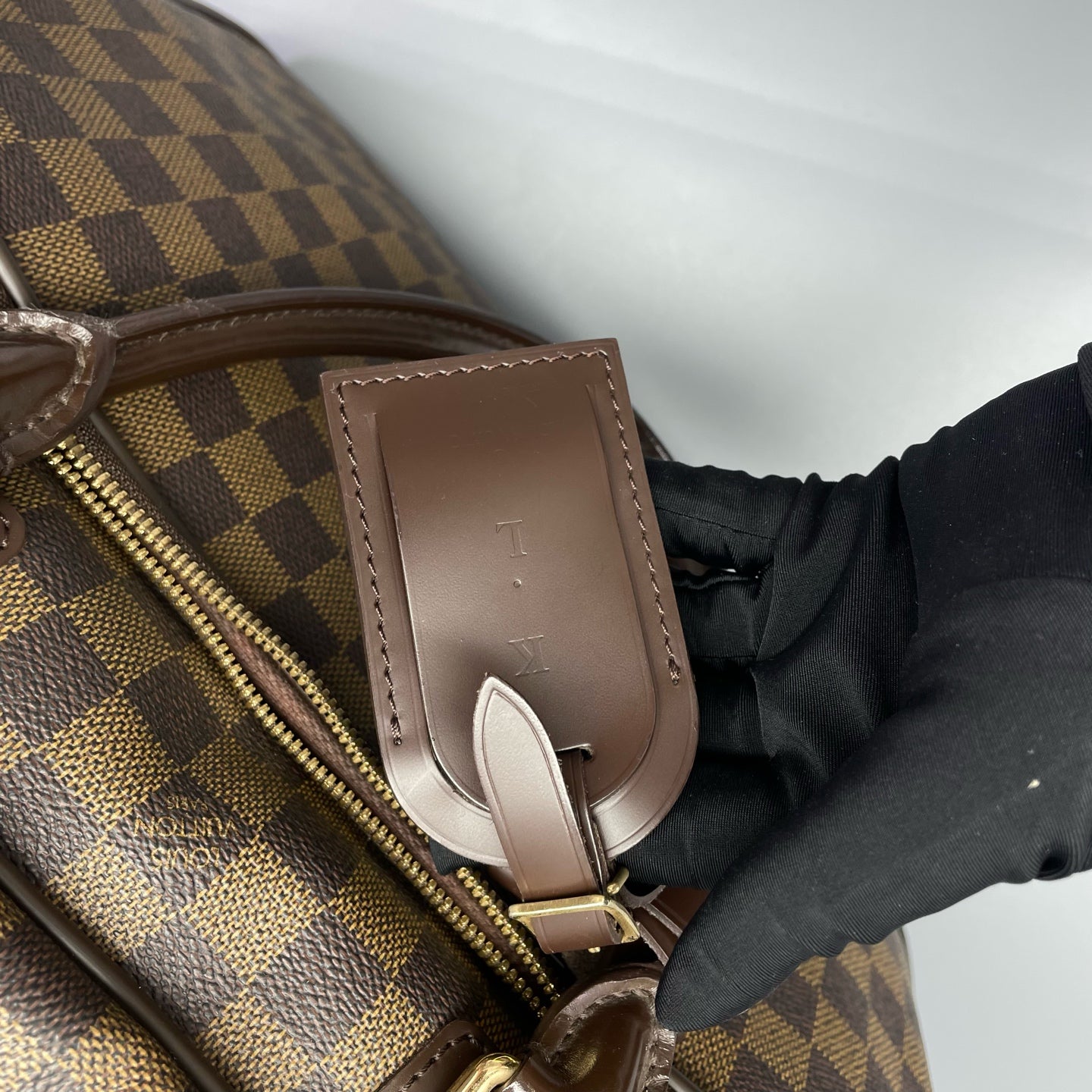 Louis Vuitton - Double-Layer Briefcase - Damier Ebene coated canvas with leather trim - Brown - (Medium)