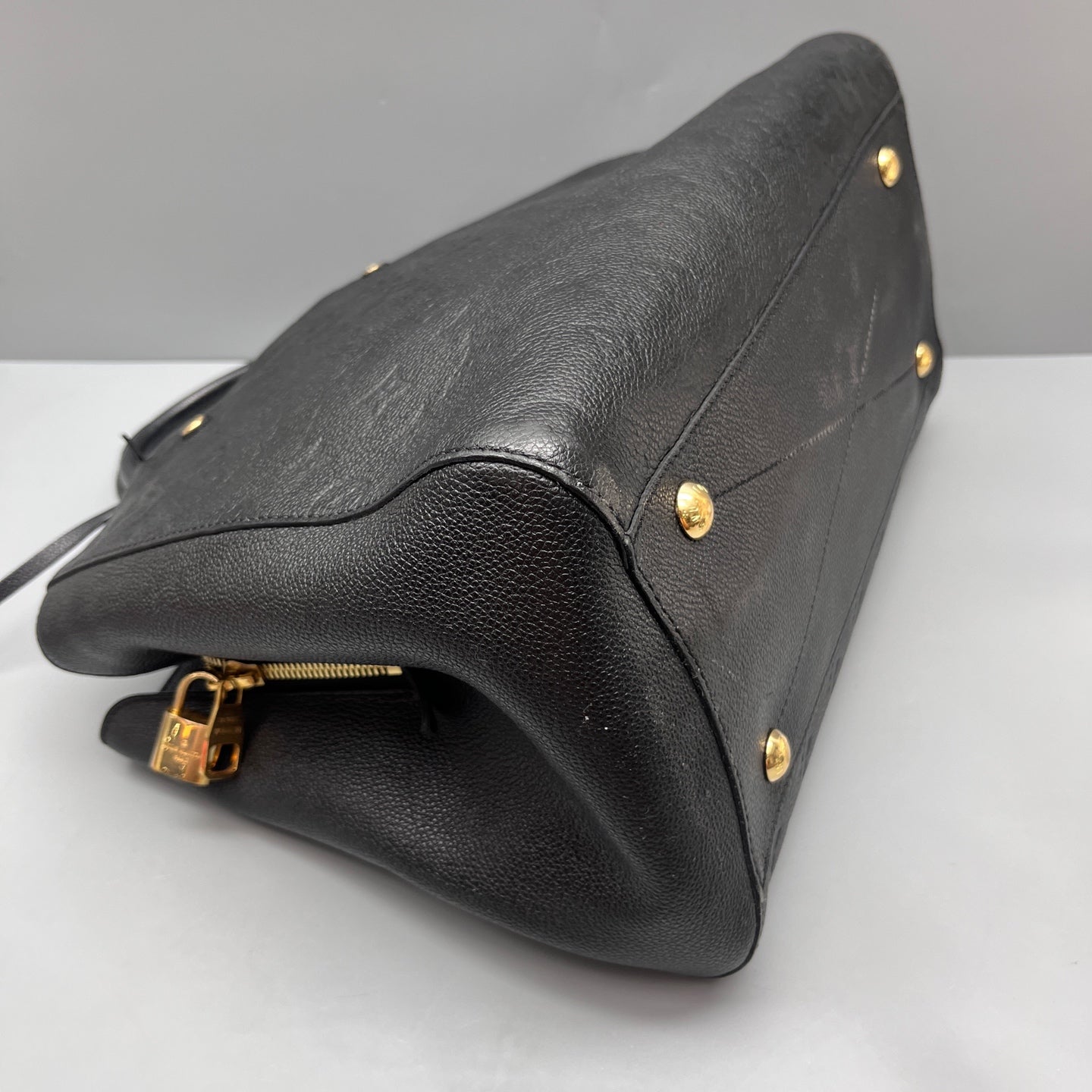 Louis Vuitton - Montaigne MM - Monogram Empreinte leather - Black - (medium)
