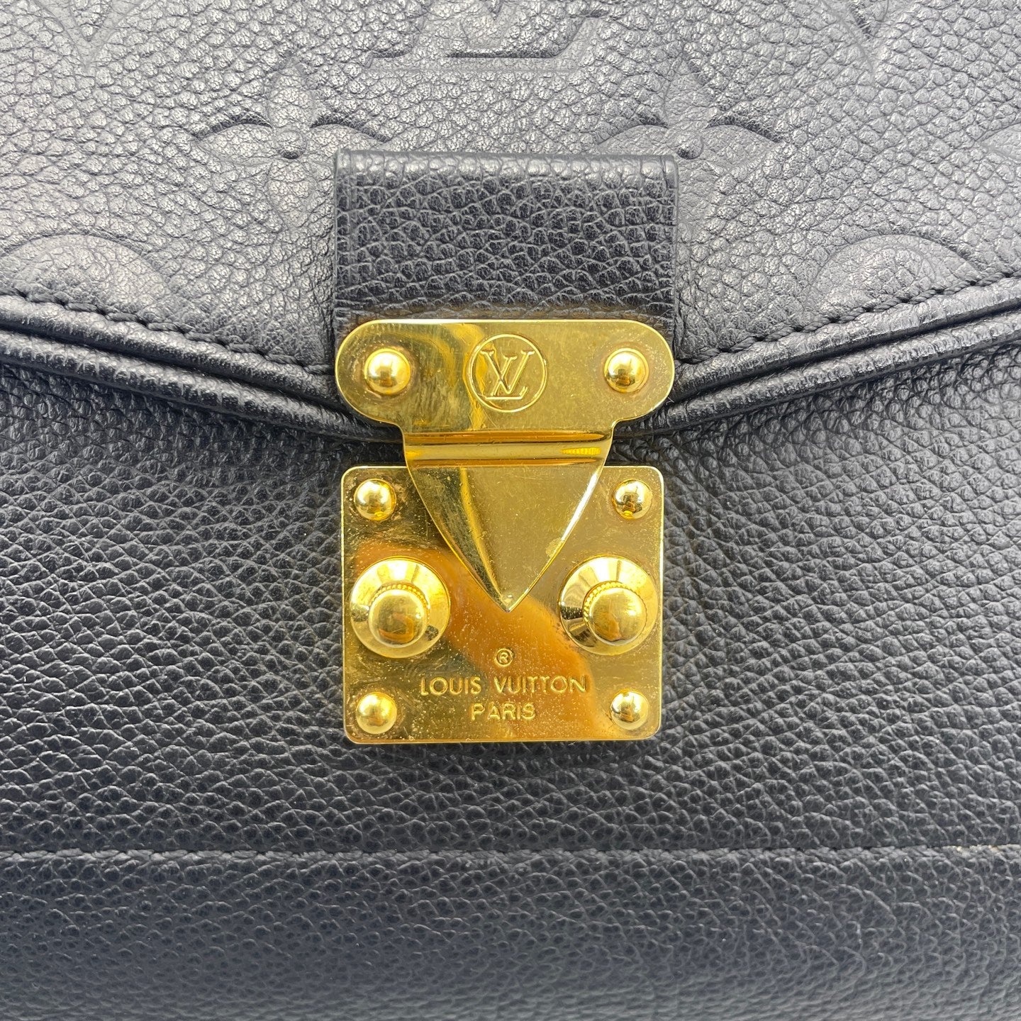 Louis Vuitton - Saint Sulpice MM - Monogram Empreinte leather - Black - (Medium)