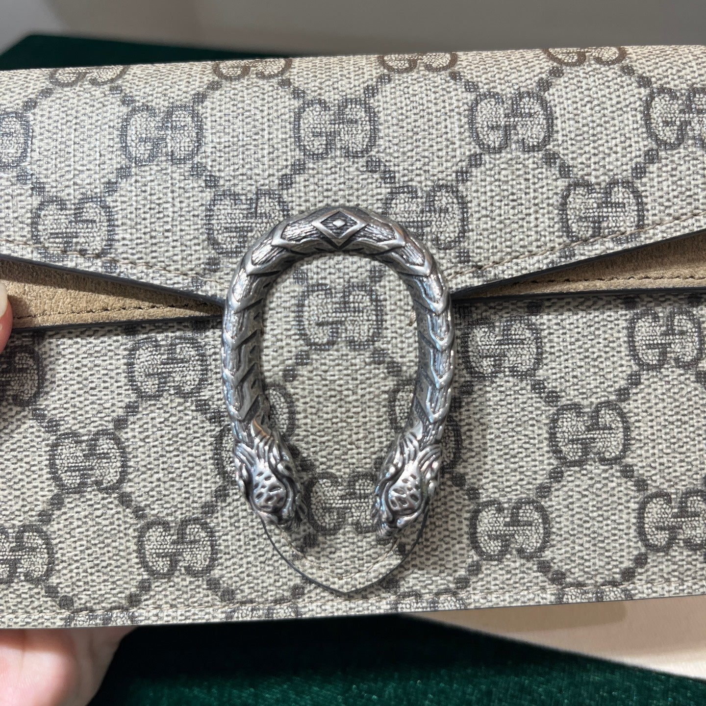 Gucci - Dionysus Mini - GG Supreme canvas with leather trim - Beige - (mini)