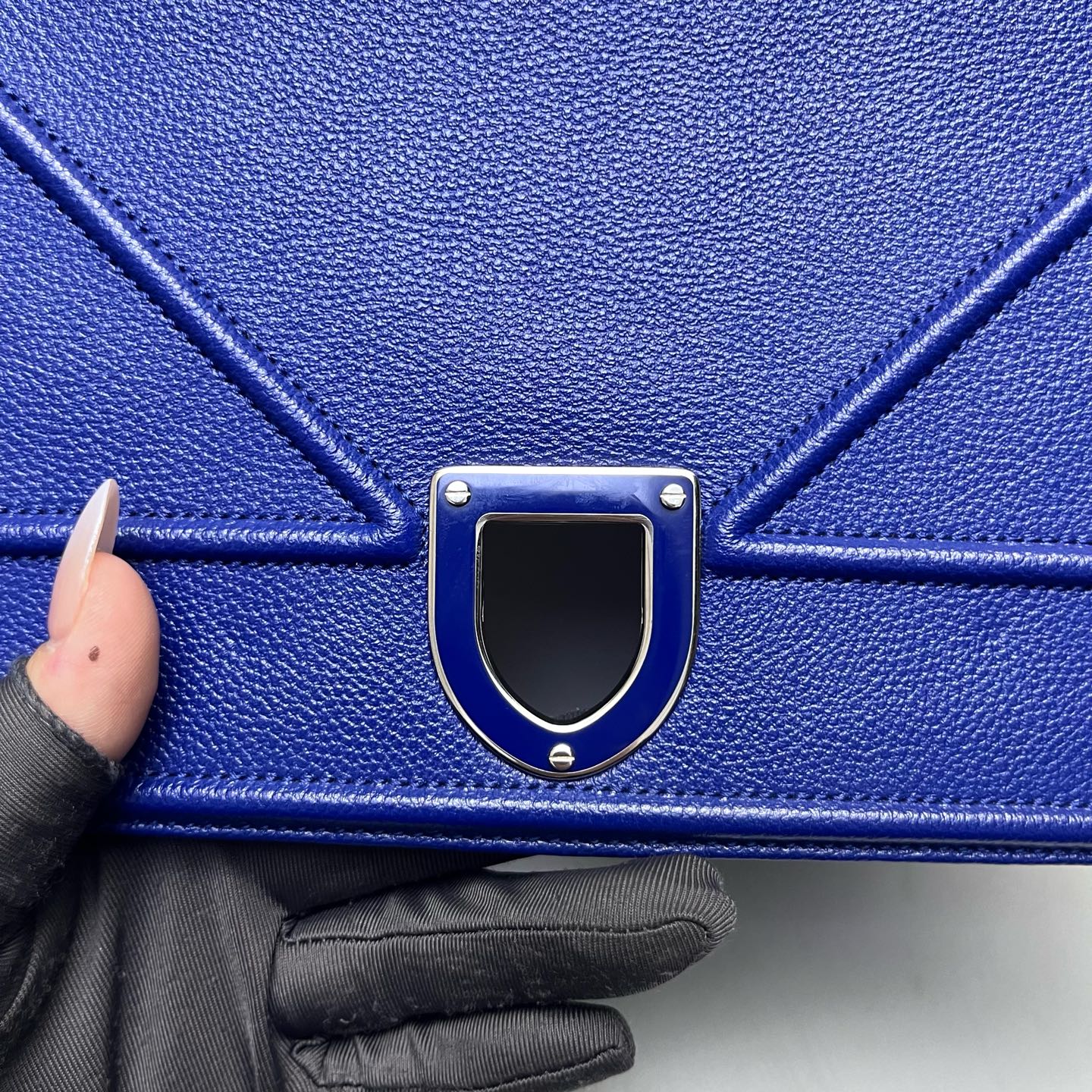 Dior - Diorama - Grained leather - Blue - (medium)