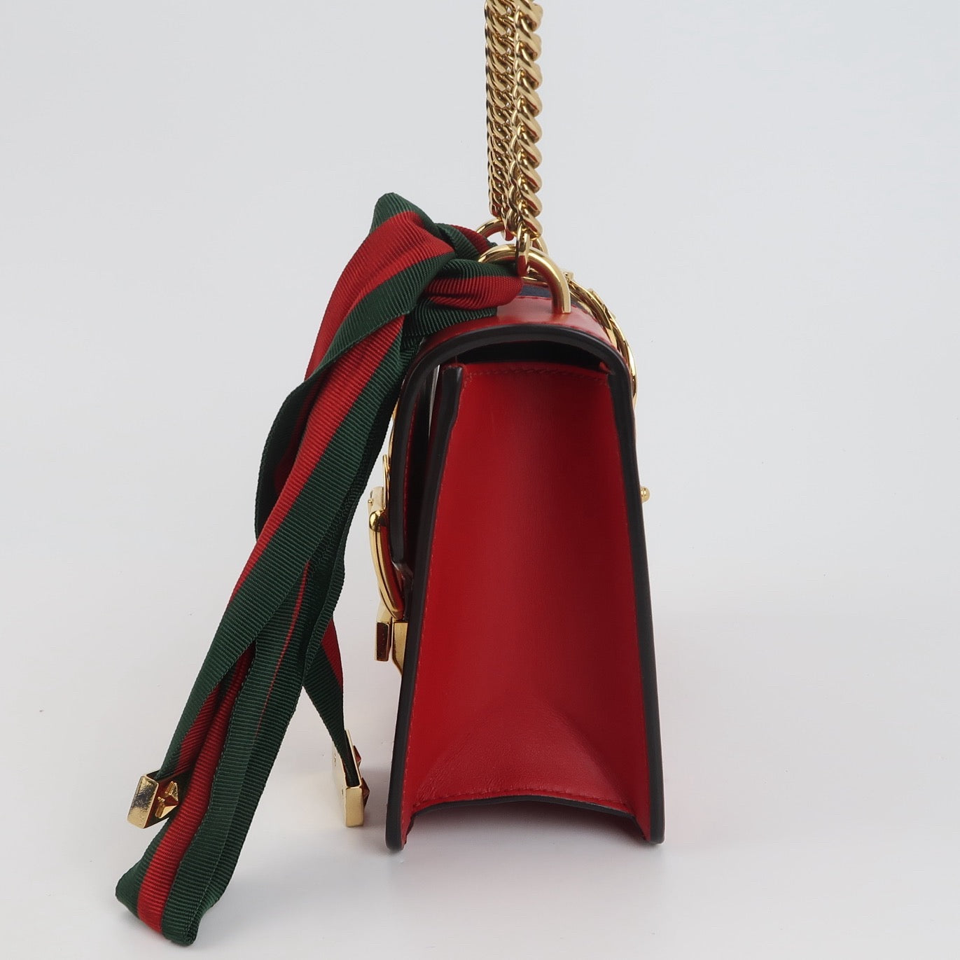 Gucci - Sylvie - Leather - Red - (Mini)
