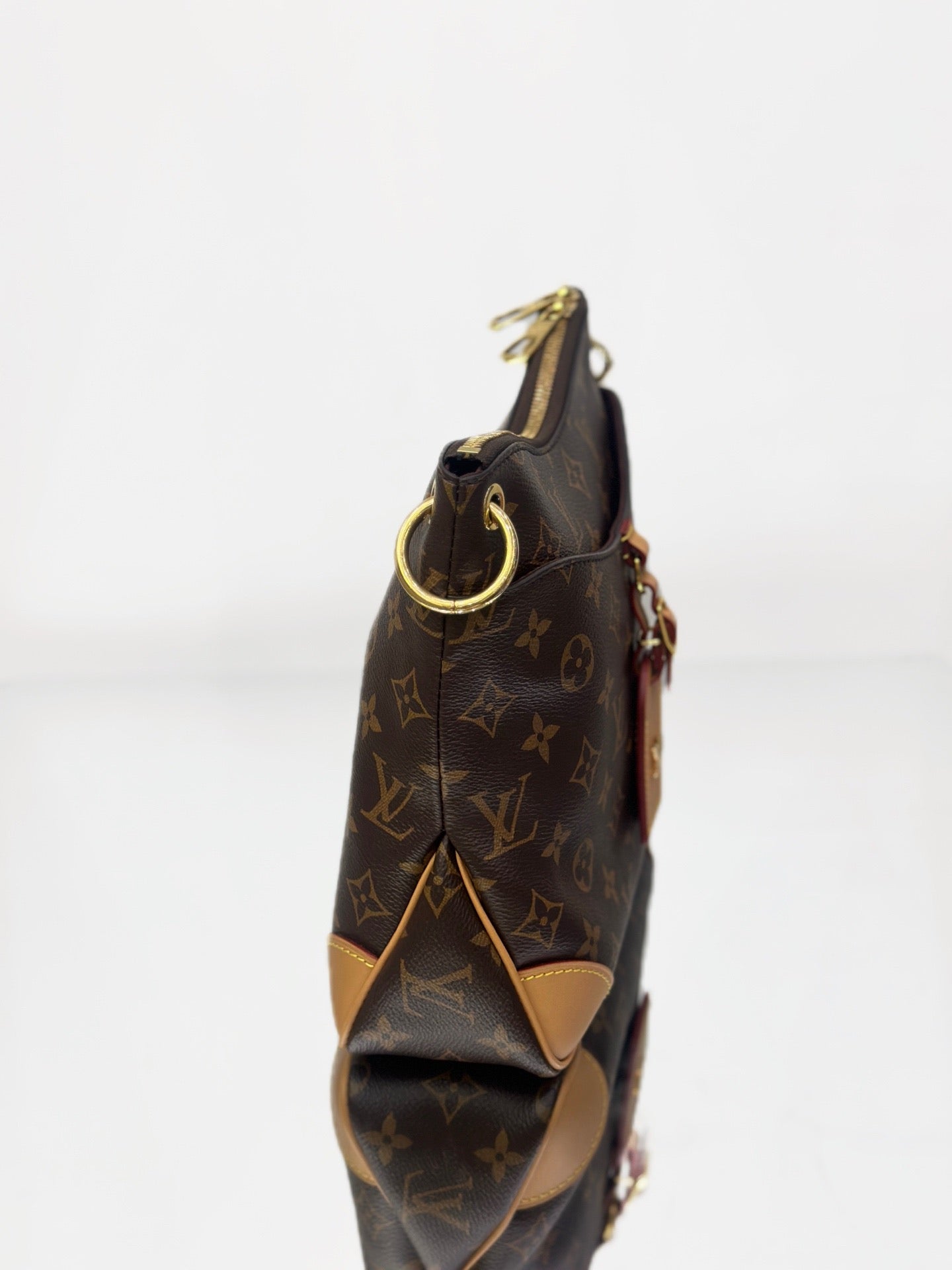 Louis Vuitton - Odeon PM (M45354) - Monogram coated canvas with Vachetta leather trim - Brown - (Small)