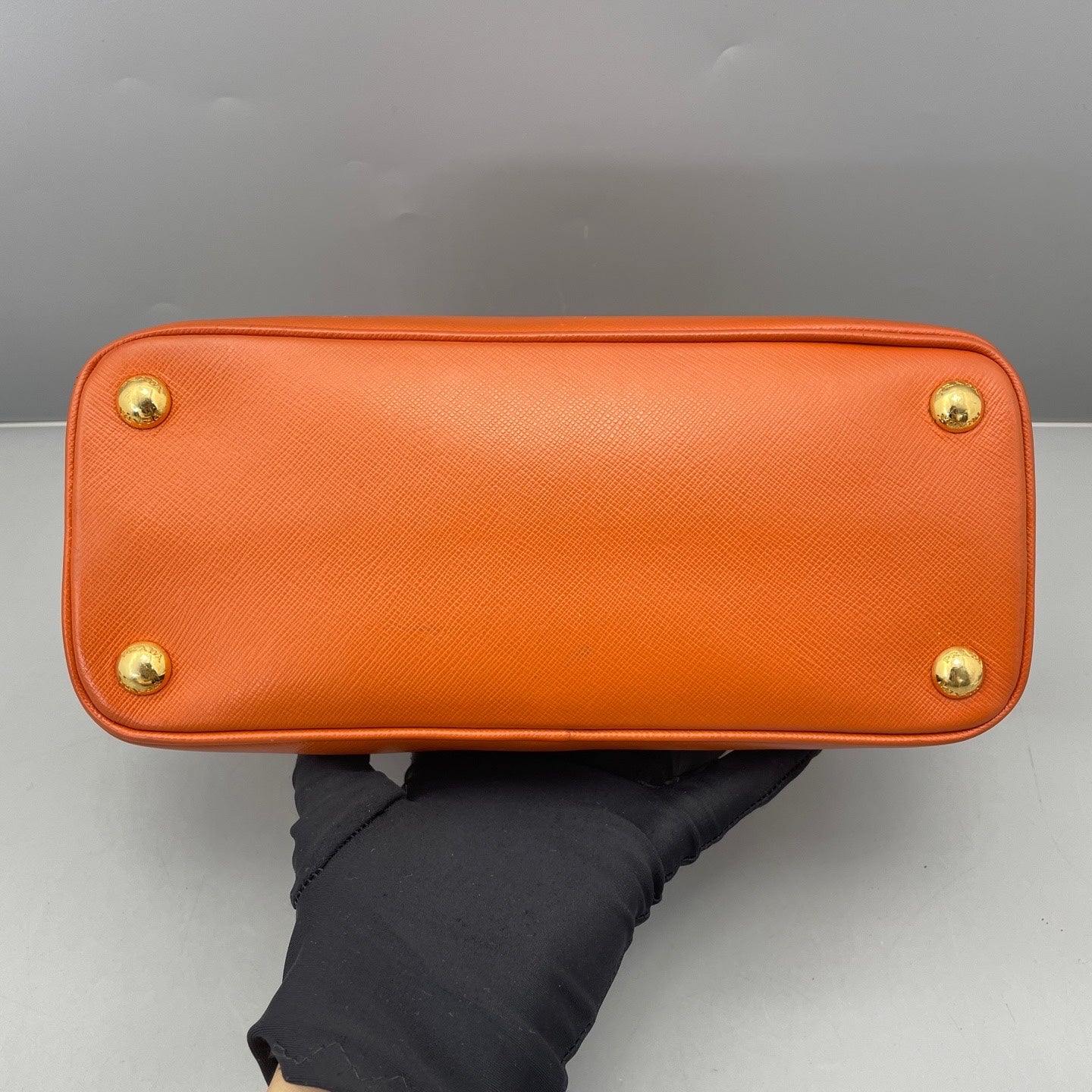 Prada - Saffiano Lux Galleria (Small) - Saffiano leather - Orange - (small)