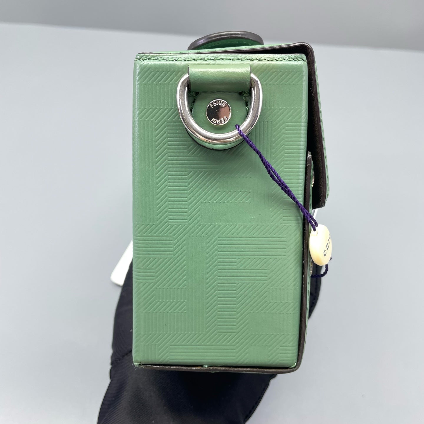 Fendi - Box Bag - Leather - Green - (mini)
