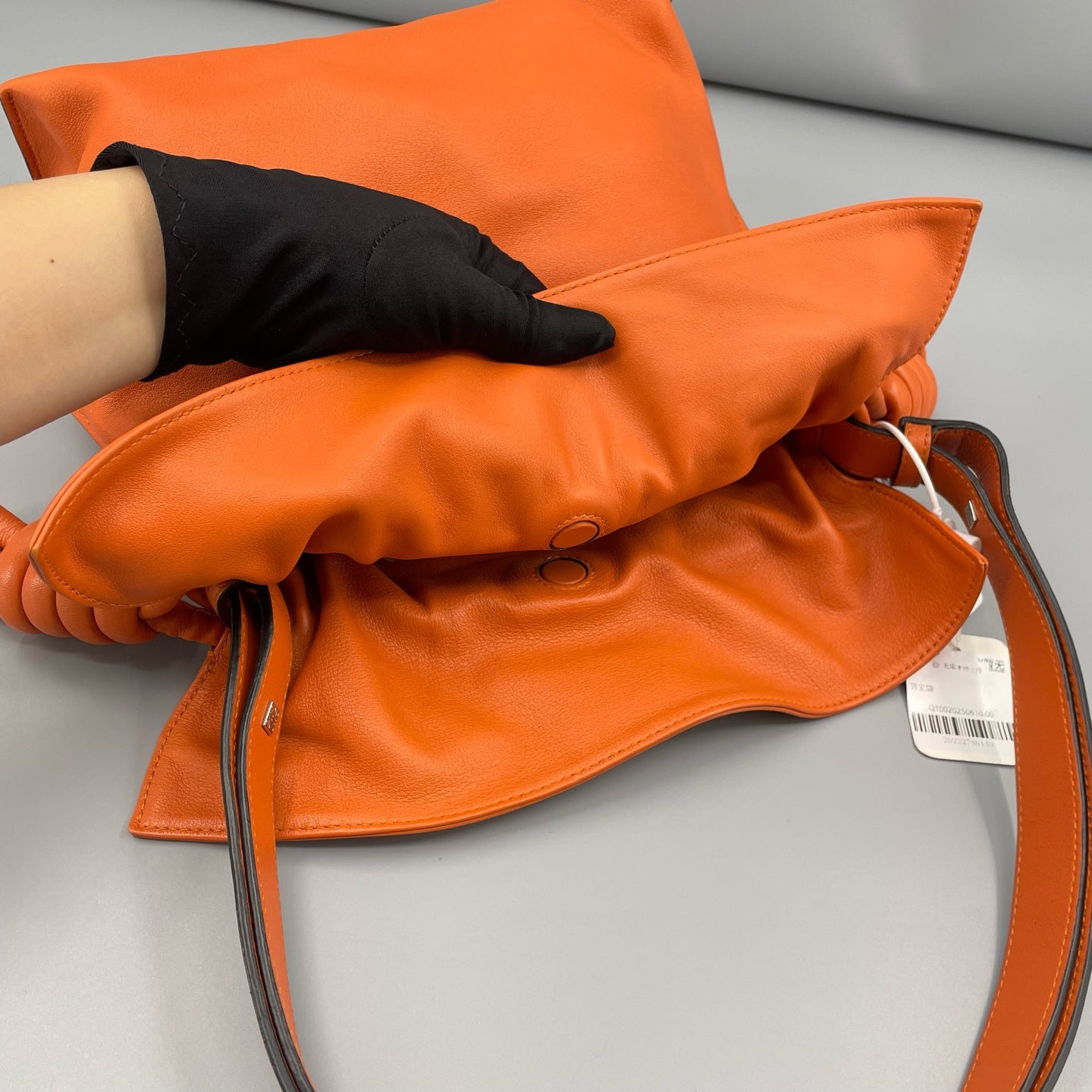Loewe - Flamenco Knot Bag - Leather - Orange - (Medium)