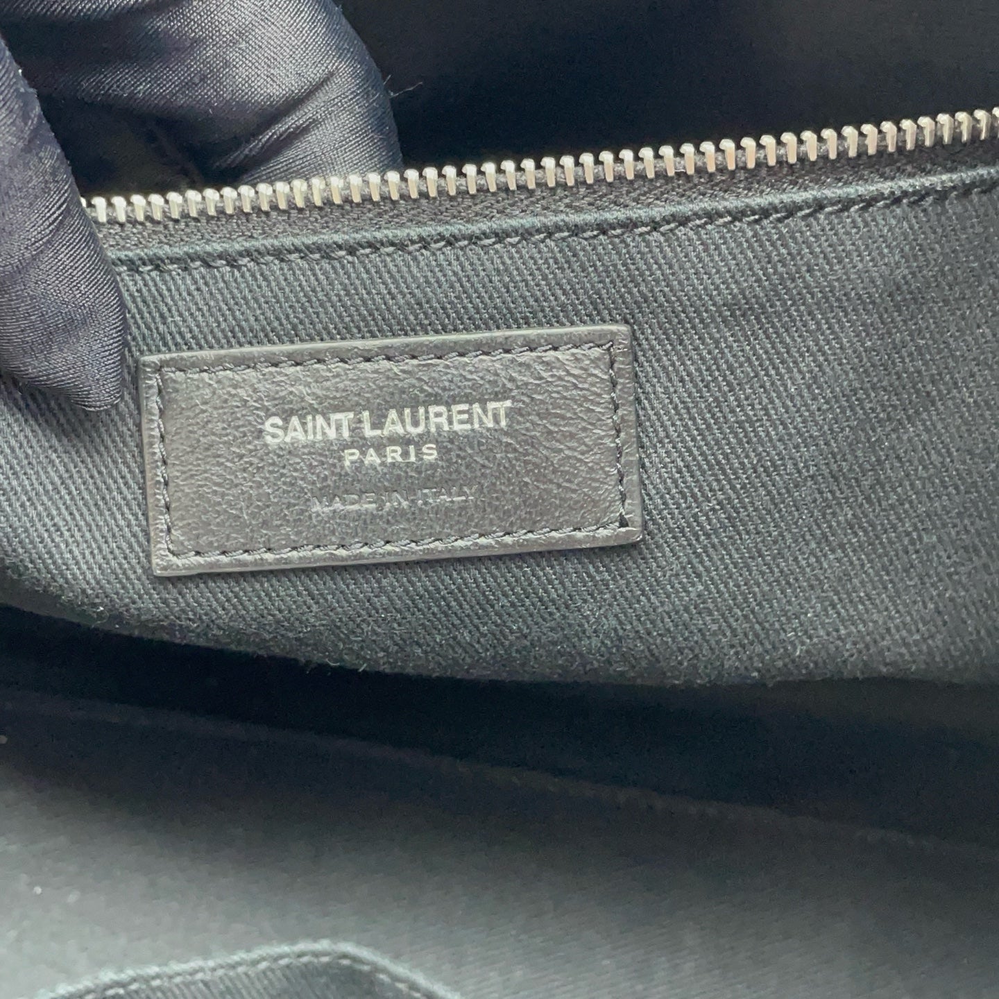 Saint Laurent - Sac de Jour - Pebbled calfskin leather - Grey - (Large)