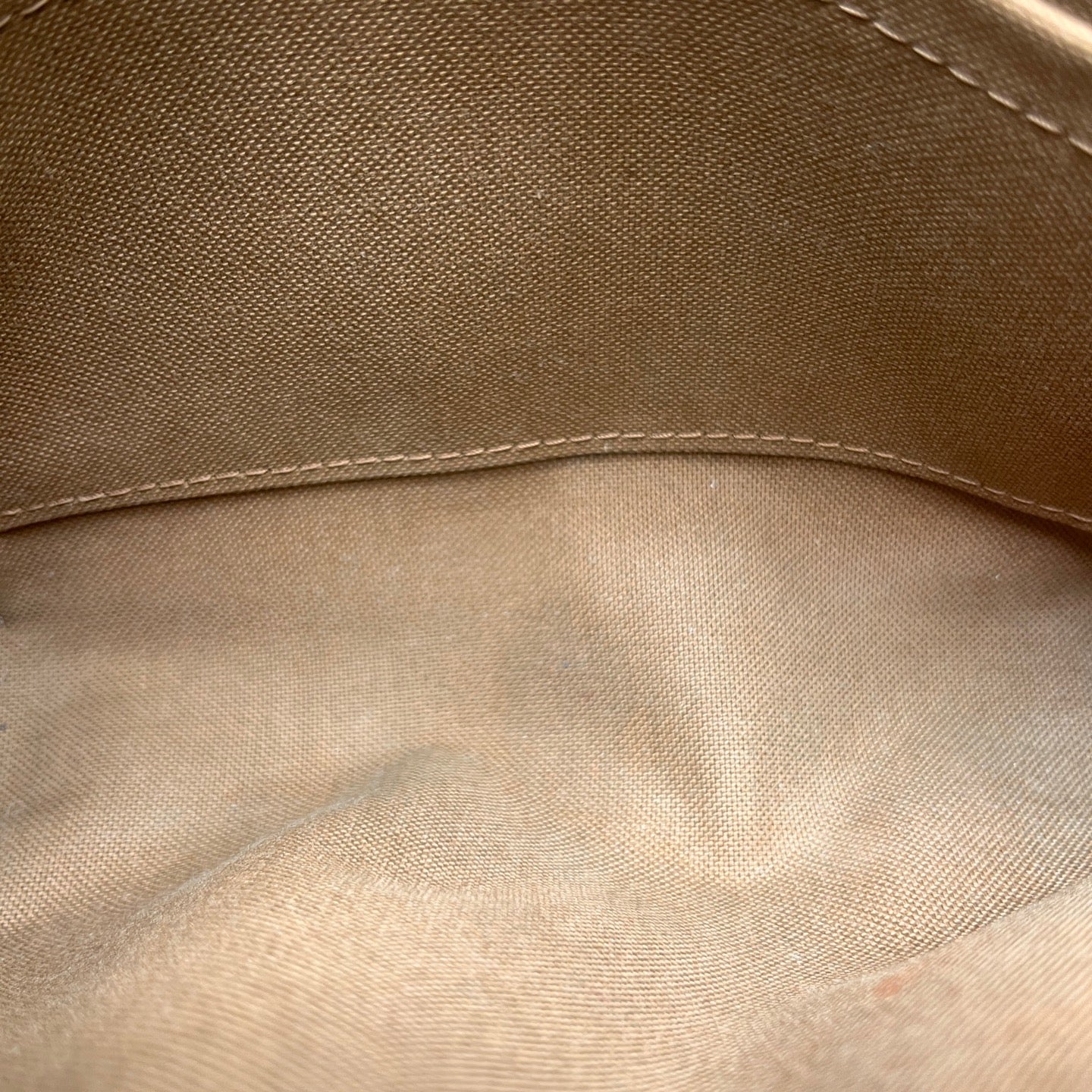 Louis Vuitton - Pochette Accessoires - Monogram coated canvas with Vachetta leather trim - Brown - (mini)
