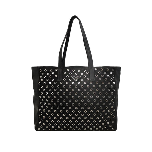 Prada - 1BG032-2EUW-F0002 - Polyamide and Leather - Black - (medium)