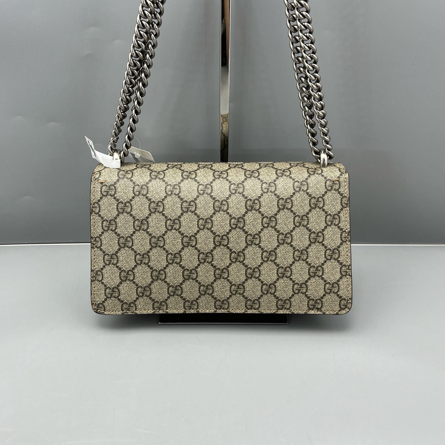 Gucci - Dionysus Shoulder Bag - GG Supreme canvas with suede and leather trim - Beige and Camel - (Medium)