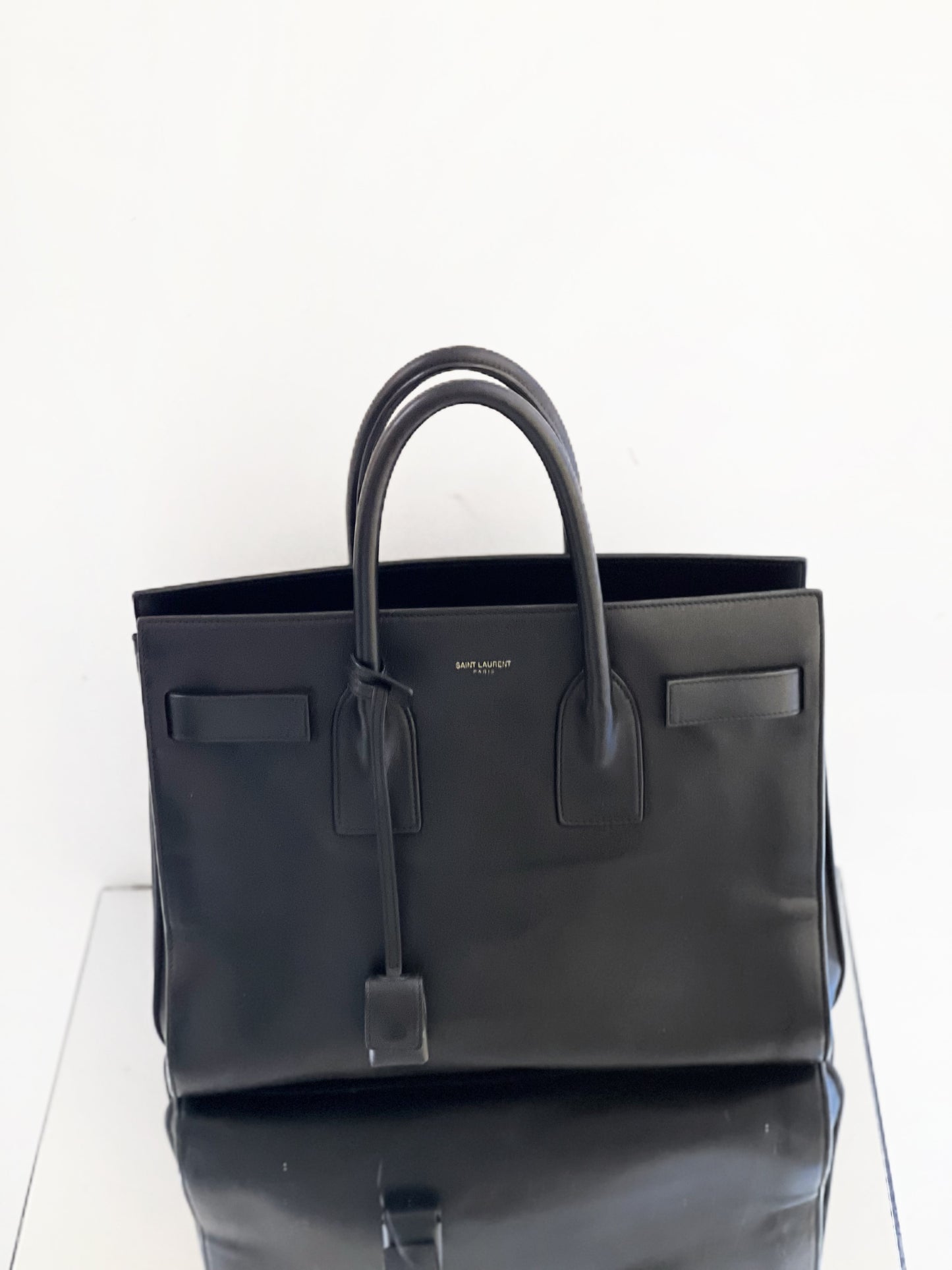Saint Laurent - Sac de Jour - Smooth cowhide leather - Black - (Small)