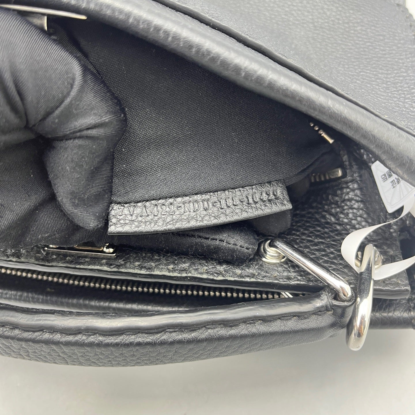 Fendi - Peekaboo Fit Briefcase - Pebbled leather - Black - (medium)