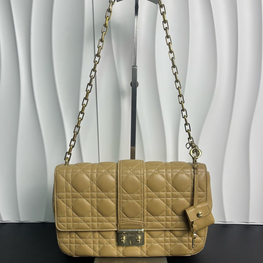 Dior - Miss Dior - Lambskin leather - Beige - (Medium)