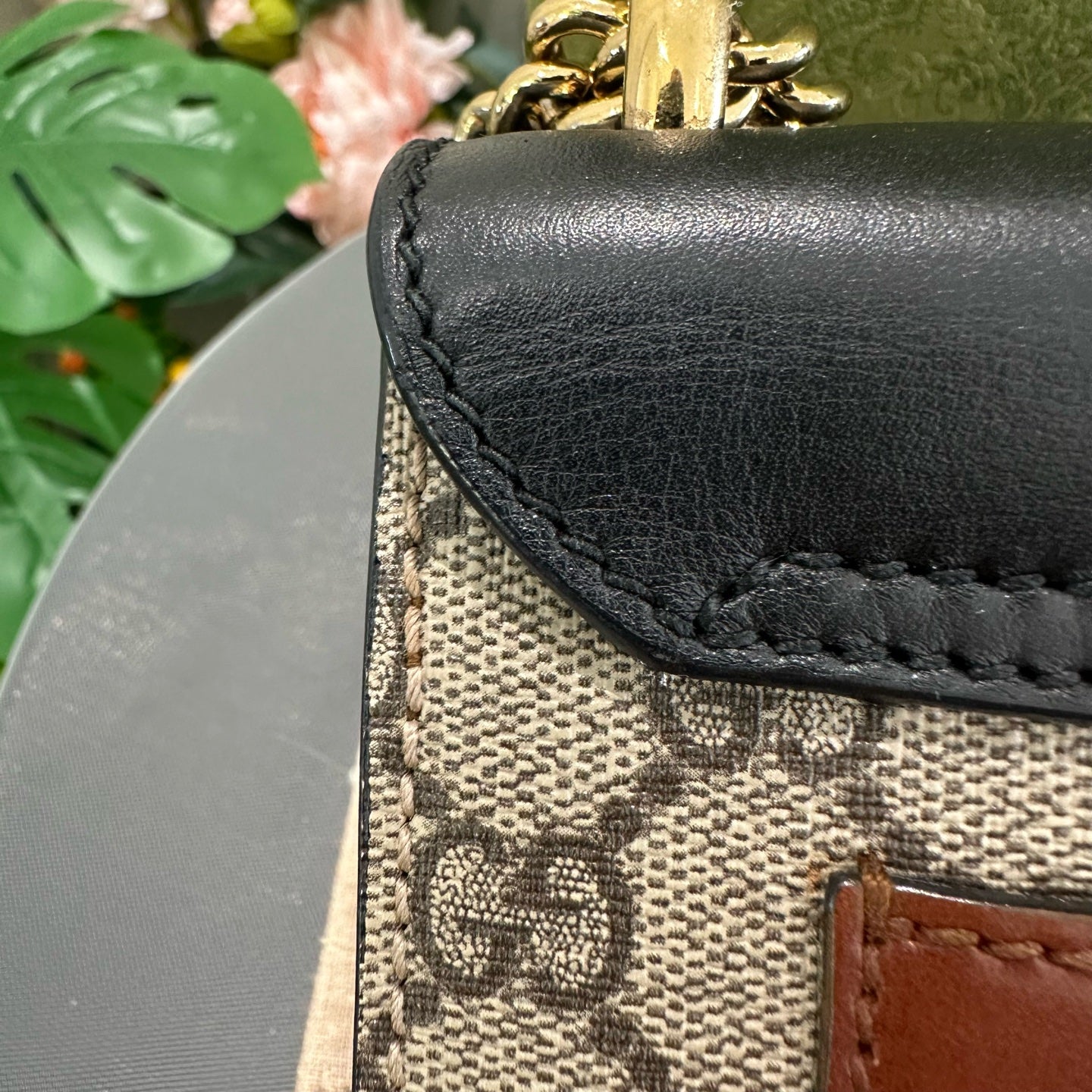 Gucci - Padlock Mini Bag - GG Supreme coated canvas with leather trim - Beige, Ebony, Black, Brown - (mini)