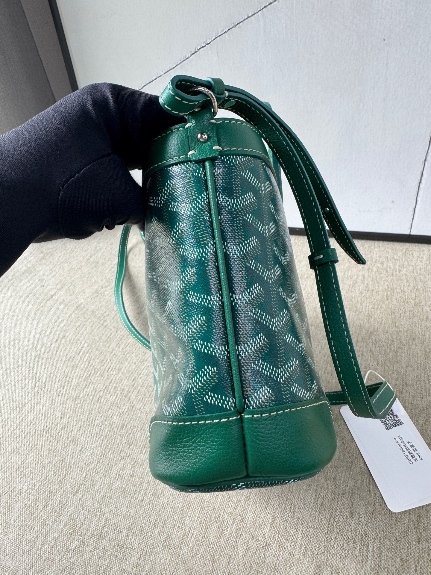 Goyard - Beluga mini - Goyardine canvas with leather trim - Green - (mini)