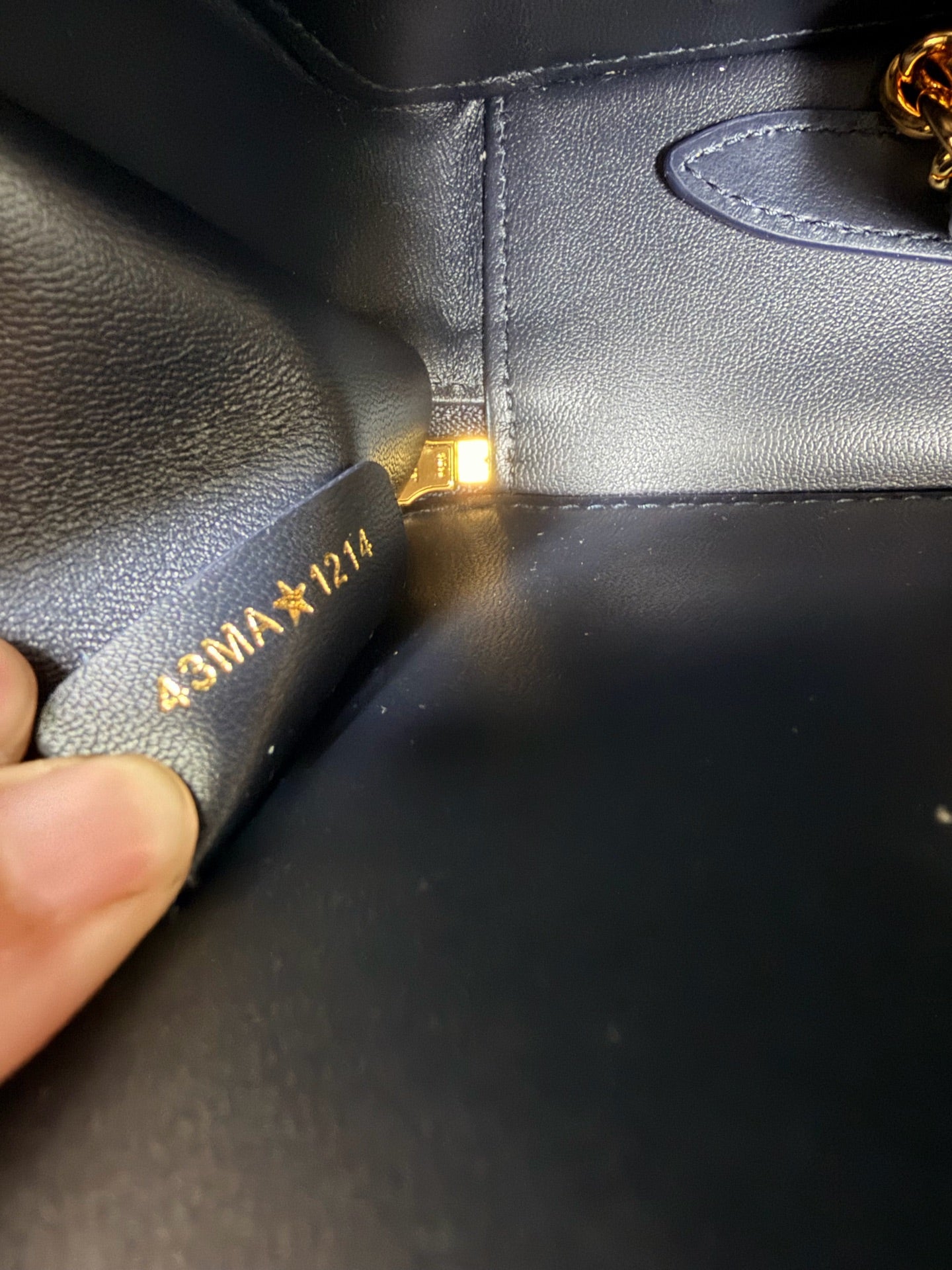 Dior - Montaigne Box Bag - Oblique jacquard canvas with leather trim and leather lining - Blue - (mini)
