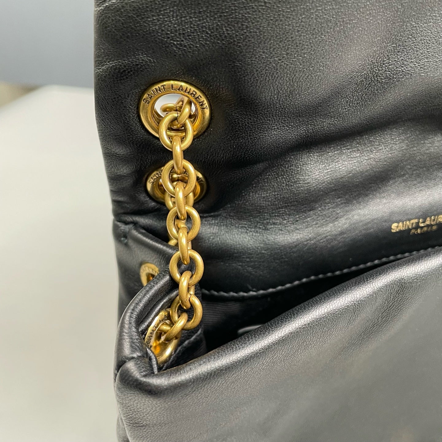 Saint Laurent - Jamie Chain Bag - Leather - Black - (Mini)