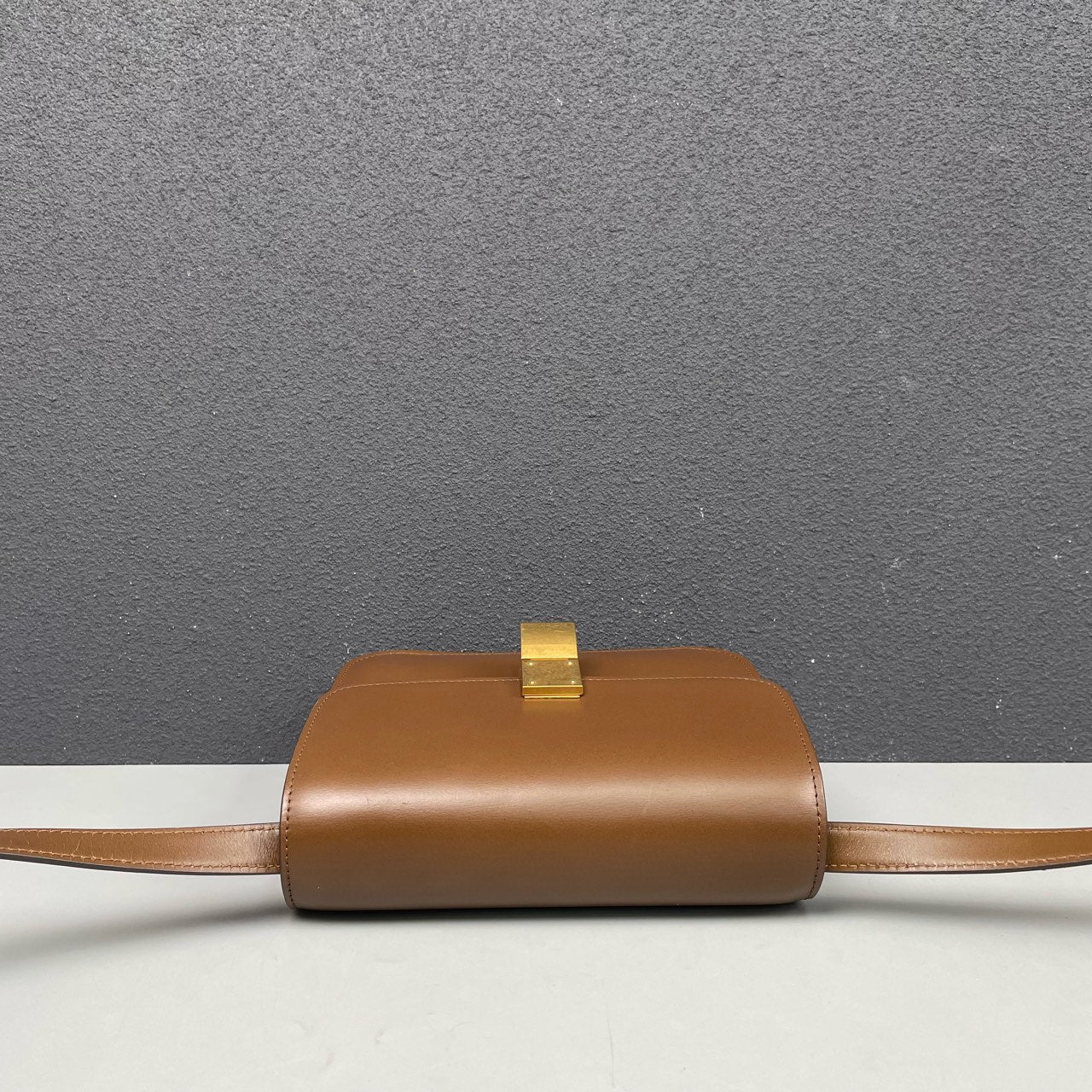 Celine - Classic Box Bag - Leather - Brown - (small)