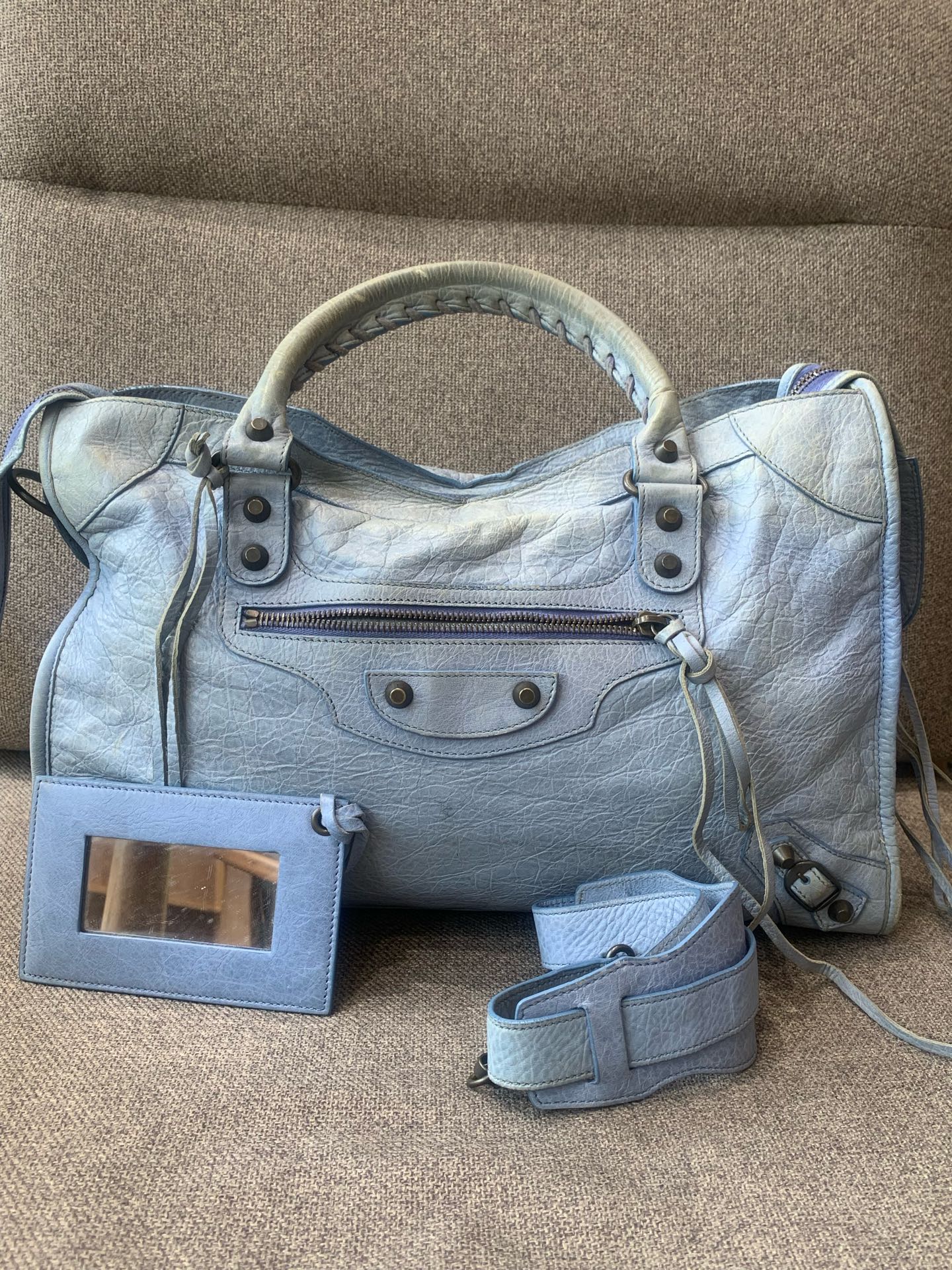 Balenciaga - Motorcycle Bag (City) - Leather - Blue - (medium)