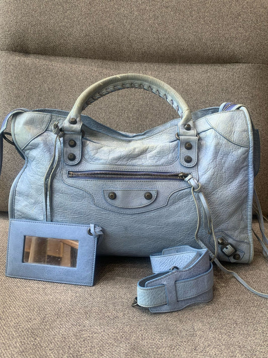 Balenciaga - Motorcycle Bag (City) - Leather - Blue - (medium)