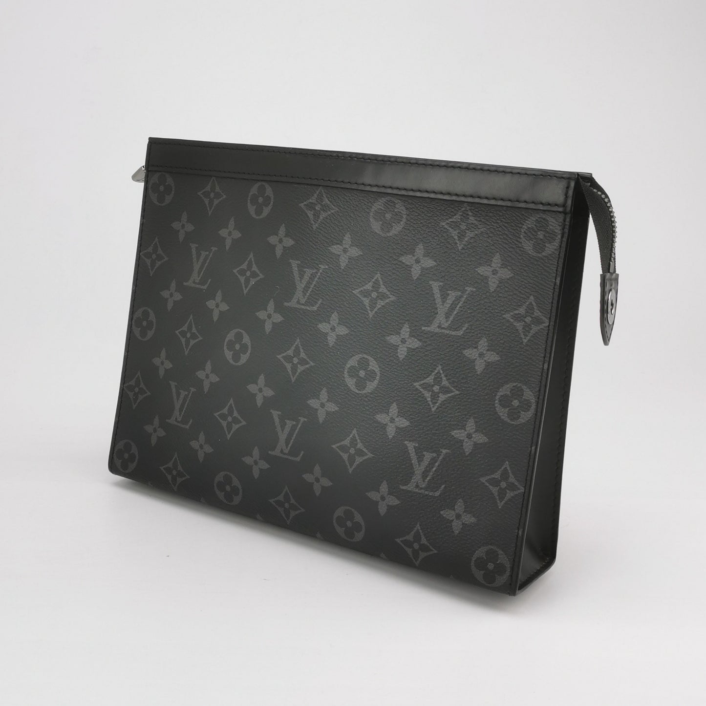 Louis Vuitton - Pochette Voyage - Monogram Eclipse canvas with leather trim - Black - (medium)
