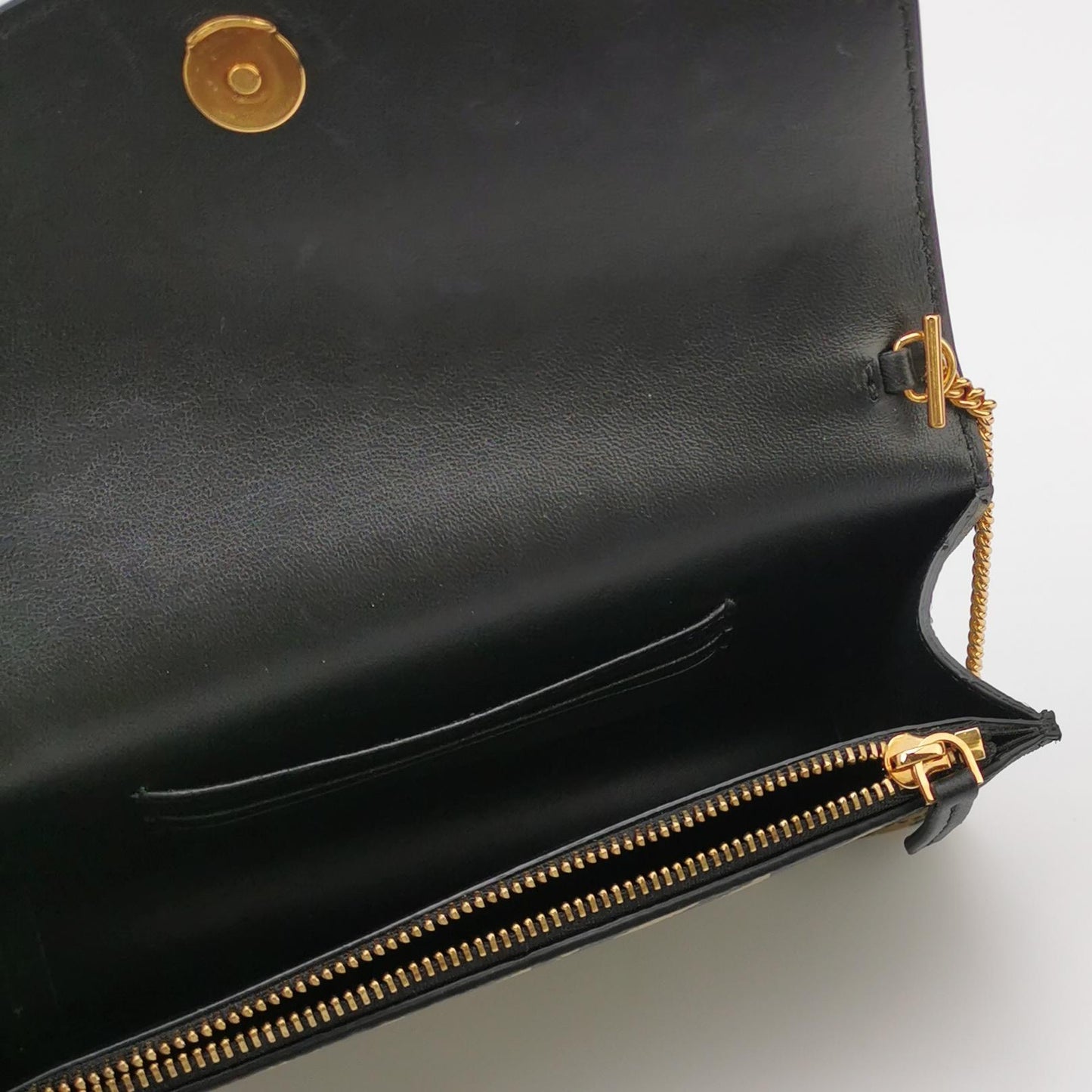 Versace - La Greca Chain Wallet - Coated canvas with leather trim - Multicolour - (small)