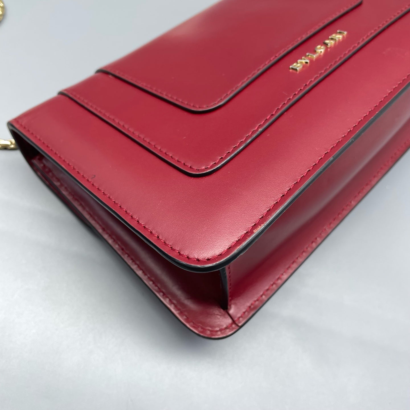 Bvlgari - Serpenti Forever Flap Cover Bag 22135L7018 - Calfskin leather - Red - (Small)