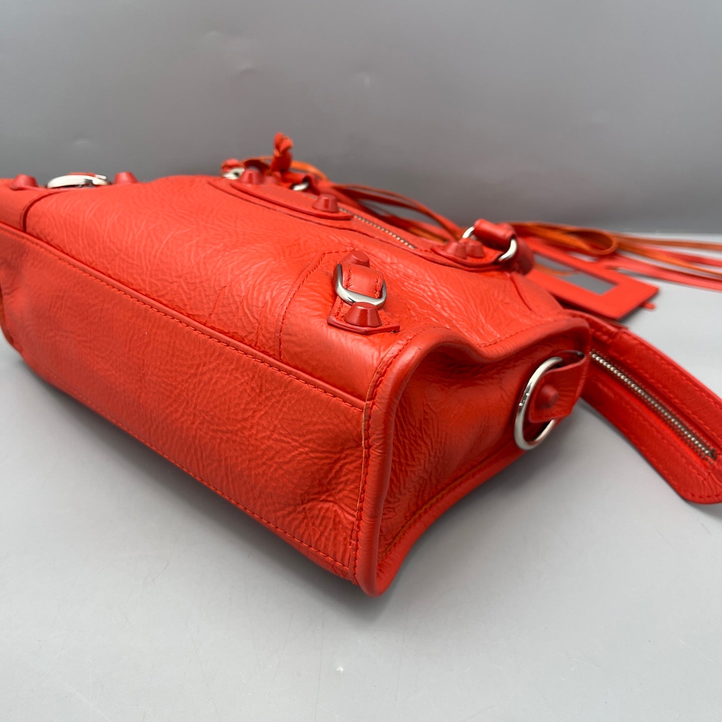 Balenciaga - City Mini - Lambskin leather - Orange - (mini)