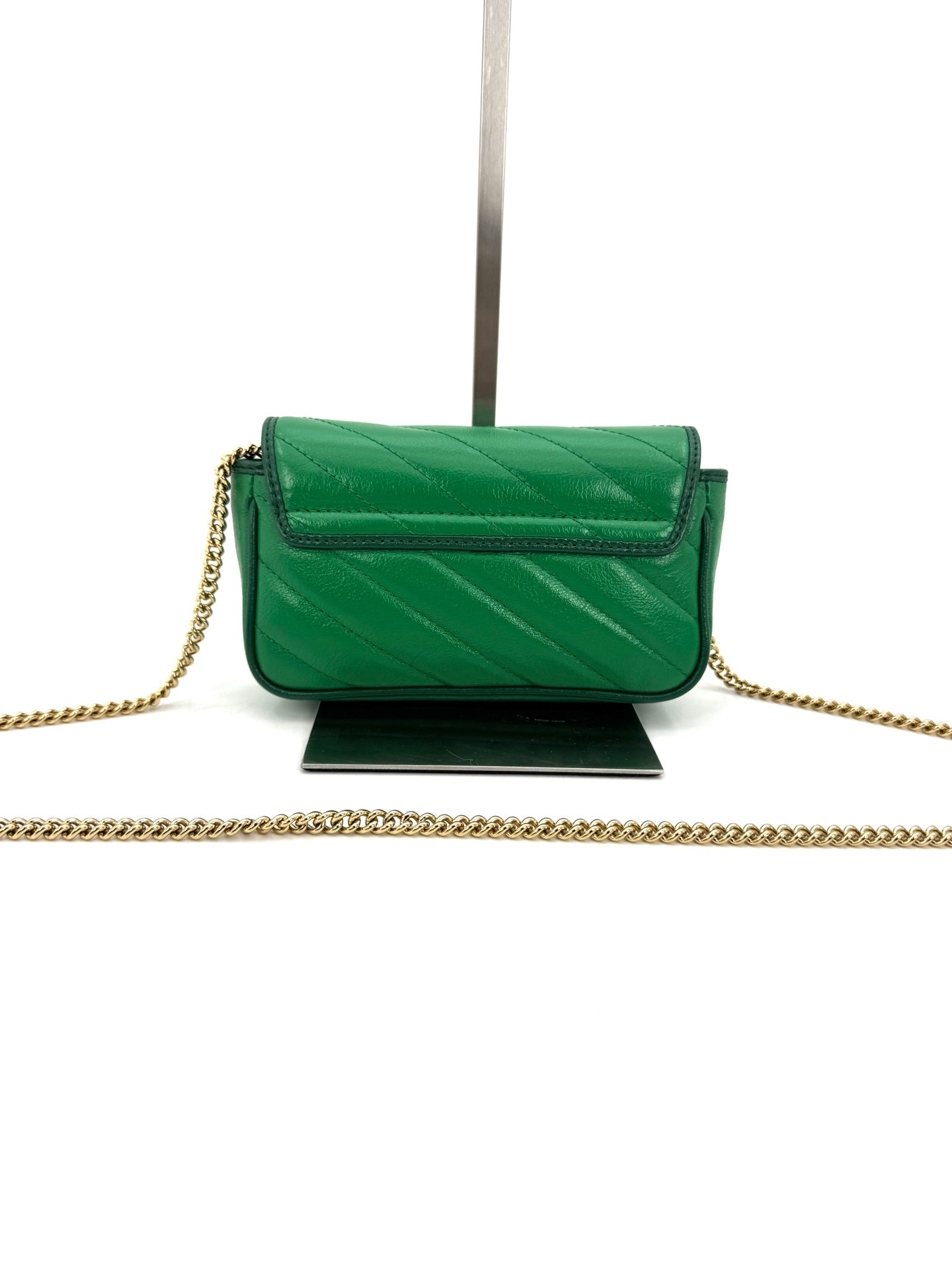 Gucci - GG Marmont Super Mini - Quilted leather - Green - (mini)