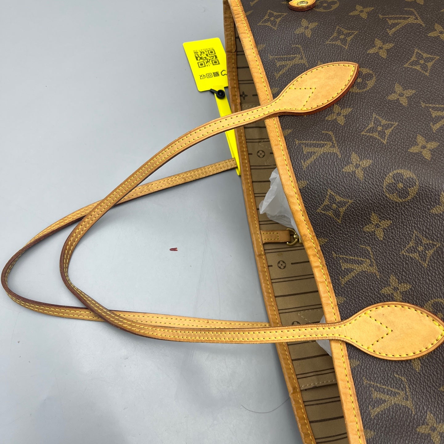 Louis Vuitton - Neverfull MM - Monogram coated canvas with natural cowhide leather trim - Brown - (medium)