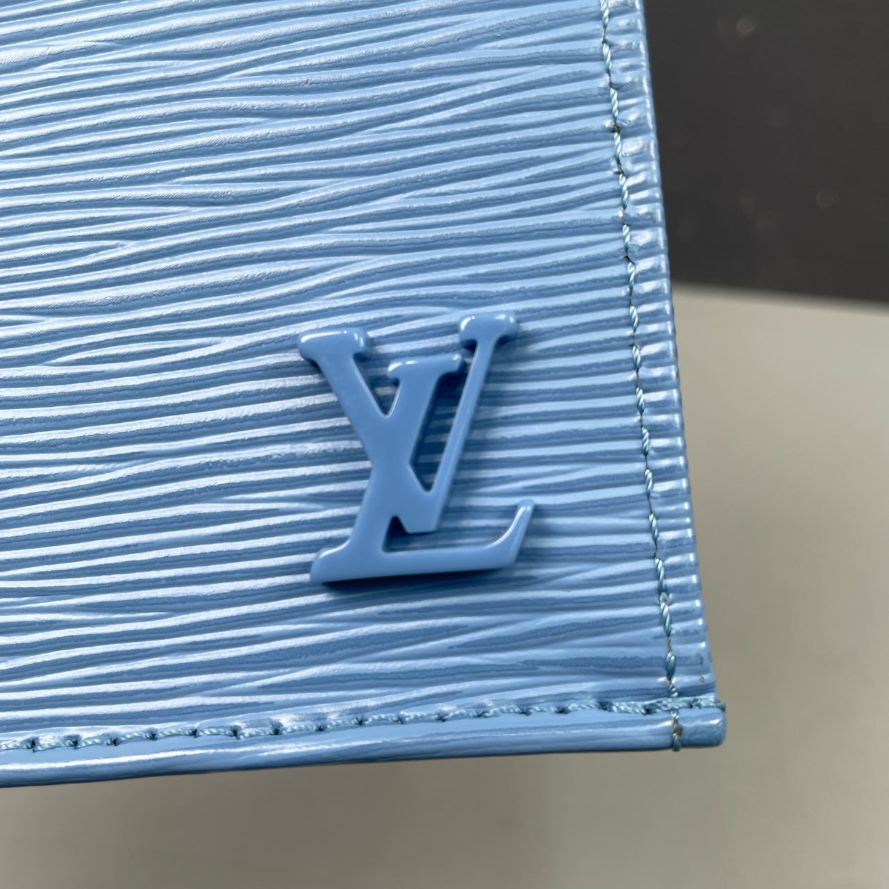 Louis Vuitton - Petit Sac Plat - Leather - Blue - (mini)