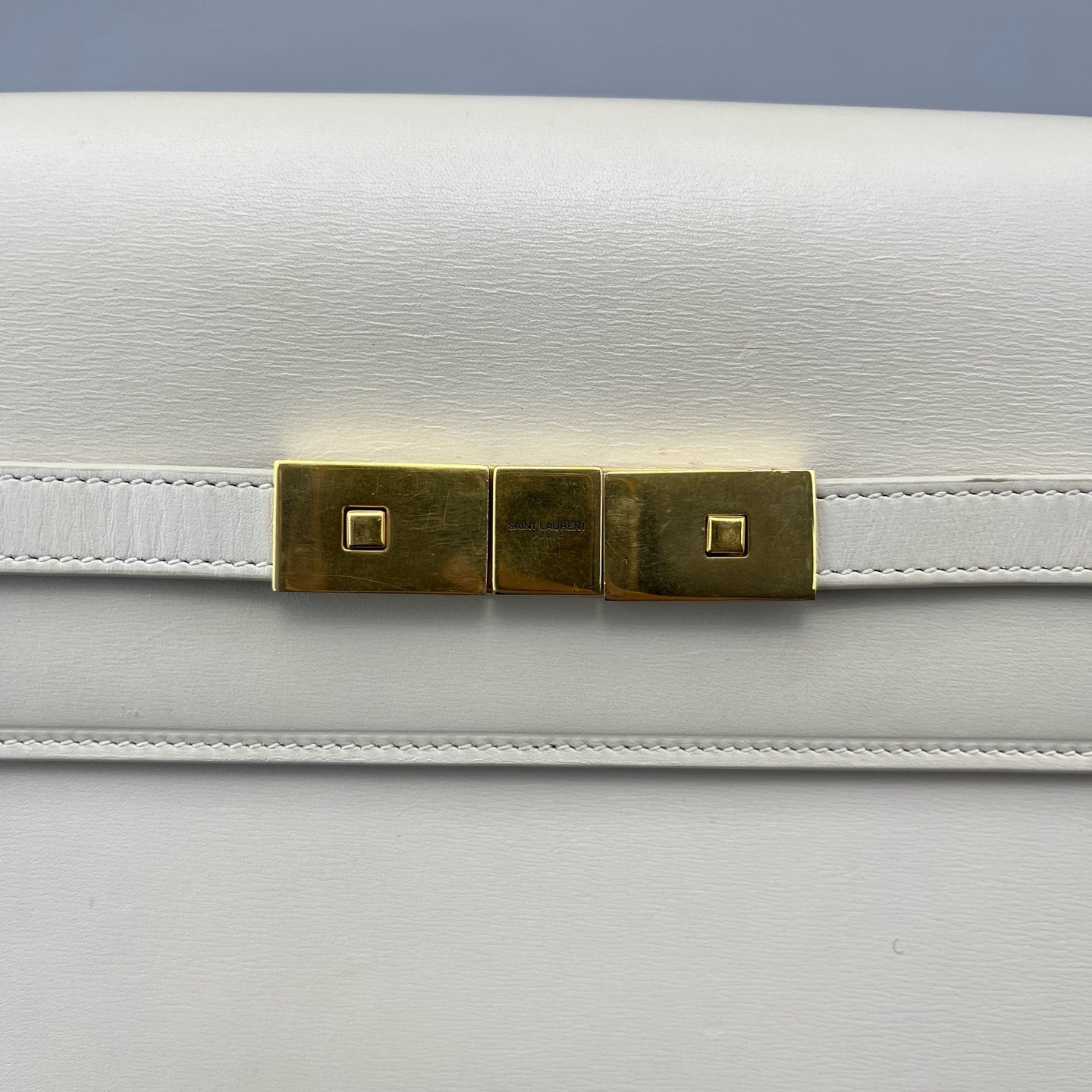 Saint Laurent - Manhattan - Smooth calfskin leather - White - (medium)