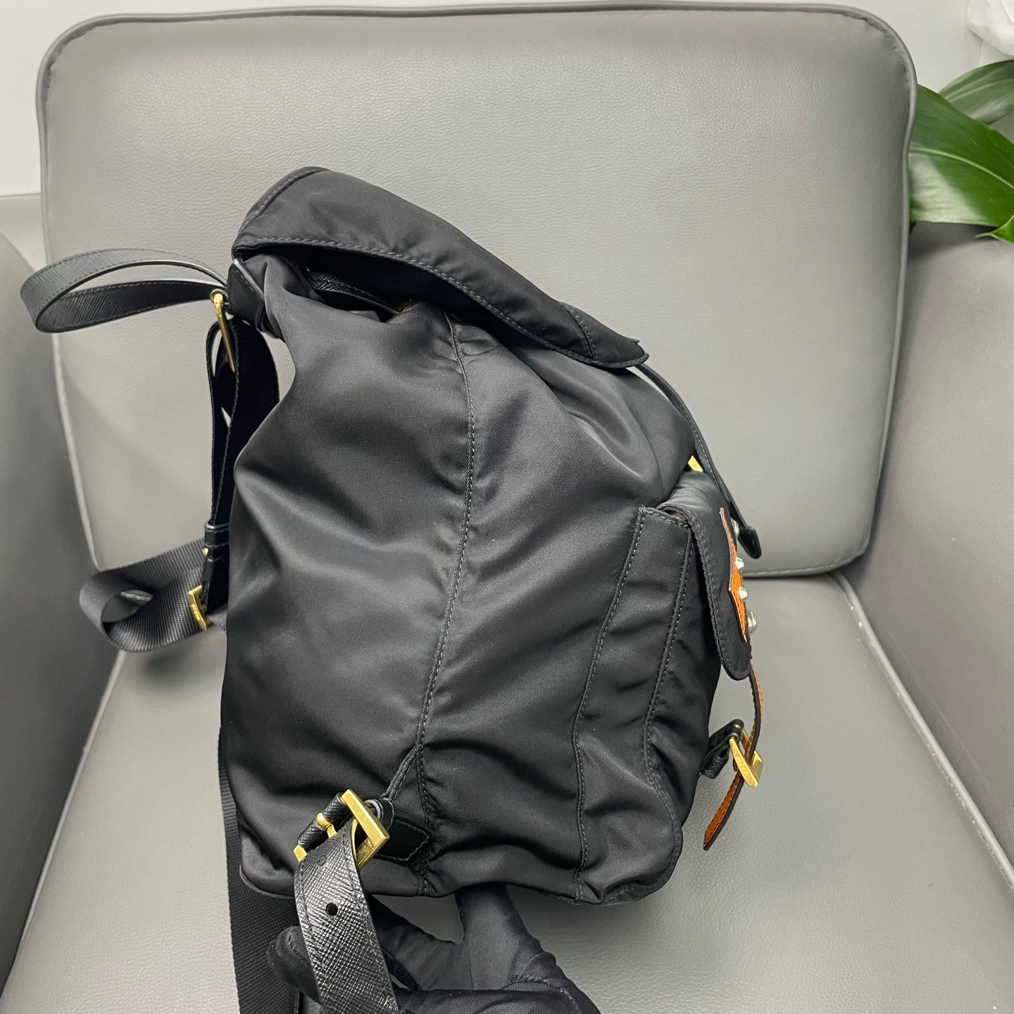 Prada - Nylon Robot Backpack - Nylon with Saffiano Leather accents - Black with Multicolour Accents - (Medium)