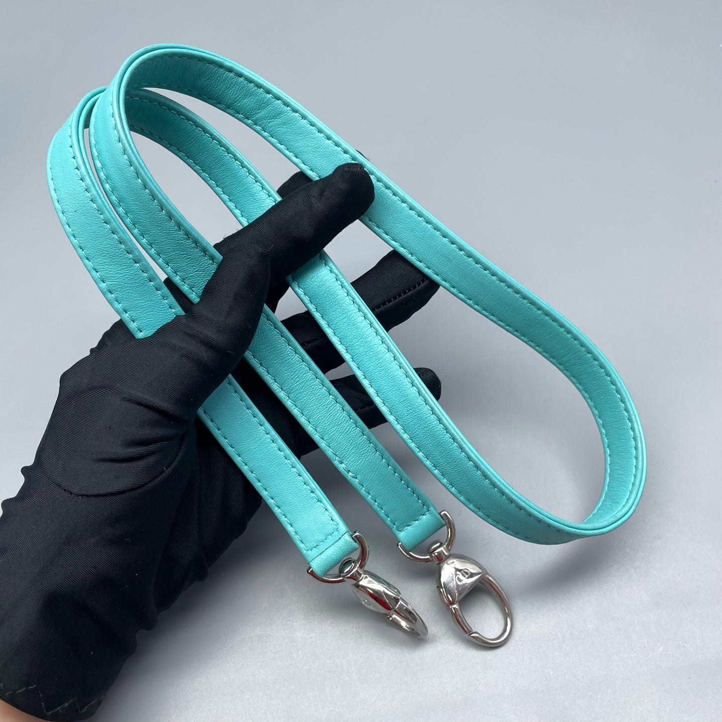 Dior - Lady Dior - Lambskin leather - Aqua Blue with Silver-Tone Hardware - (Medium)