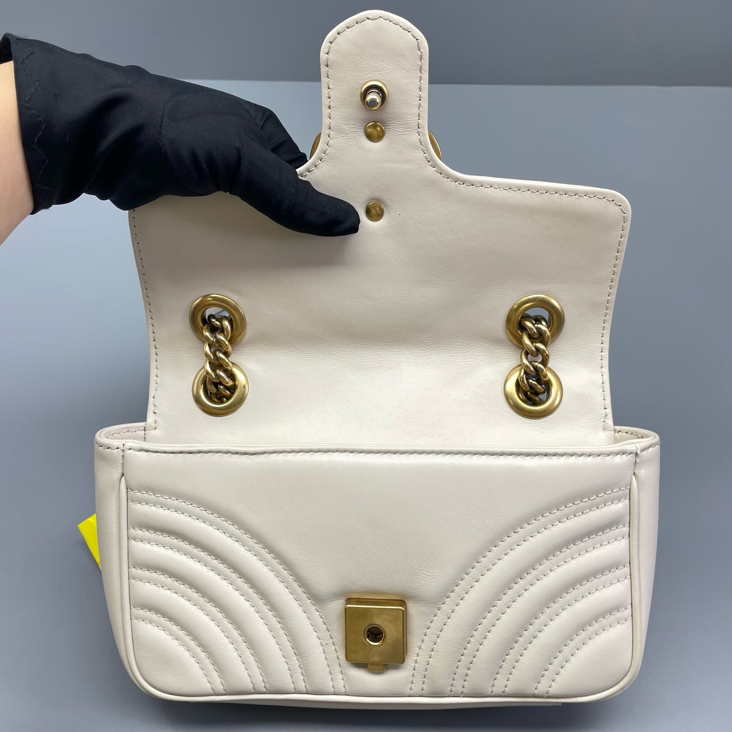 Gucci - Marmont Matelassé Mini Bag - Leather - White - (Mini)