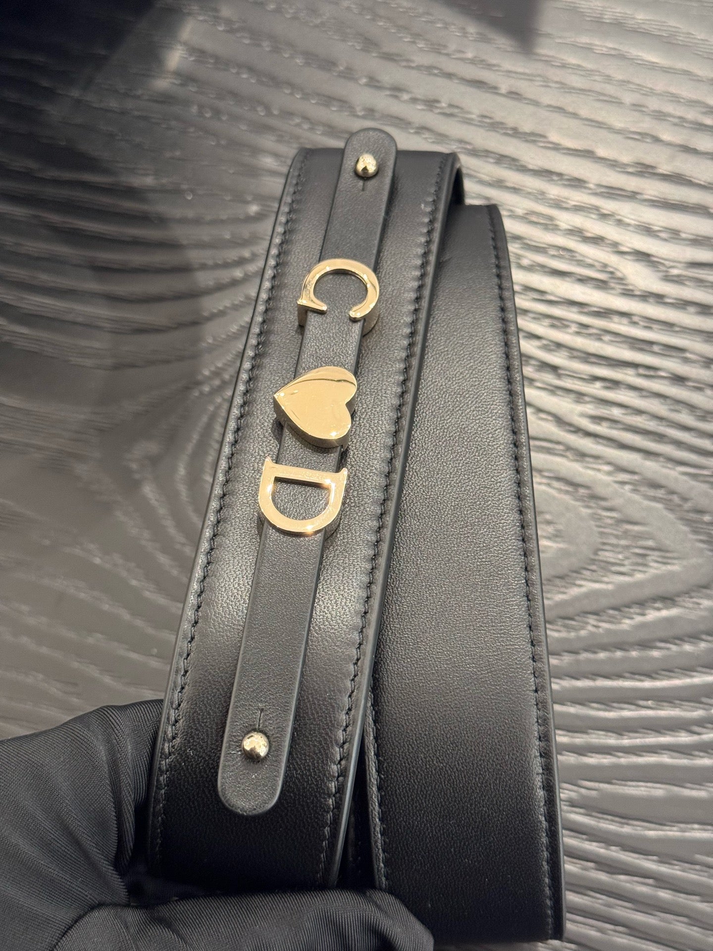Dior - Lady Dior My ABCDior - Lambskin leather - Black - (mini)