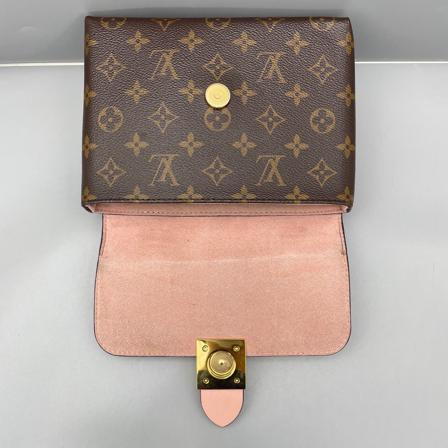 Louis Vuitton - Locky BB - Monogram coated canvas with Leather trim - Brown and Pink - (Mini)