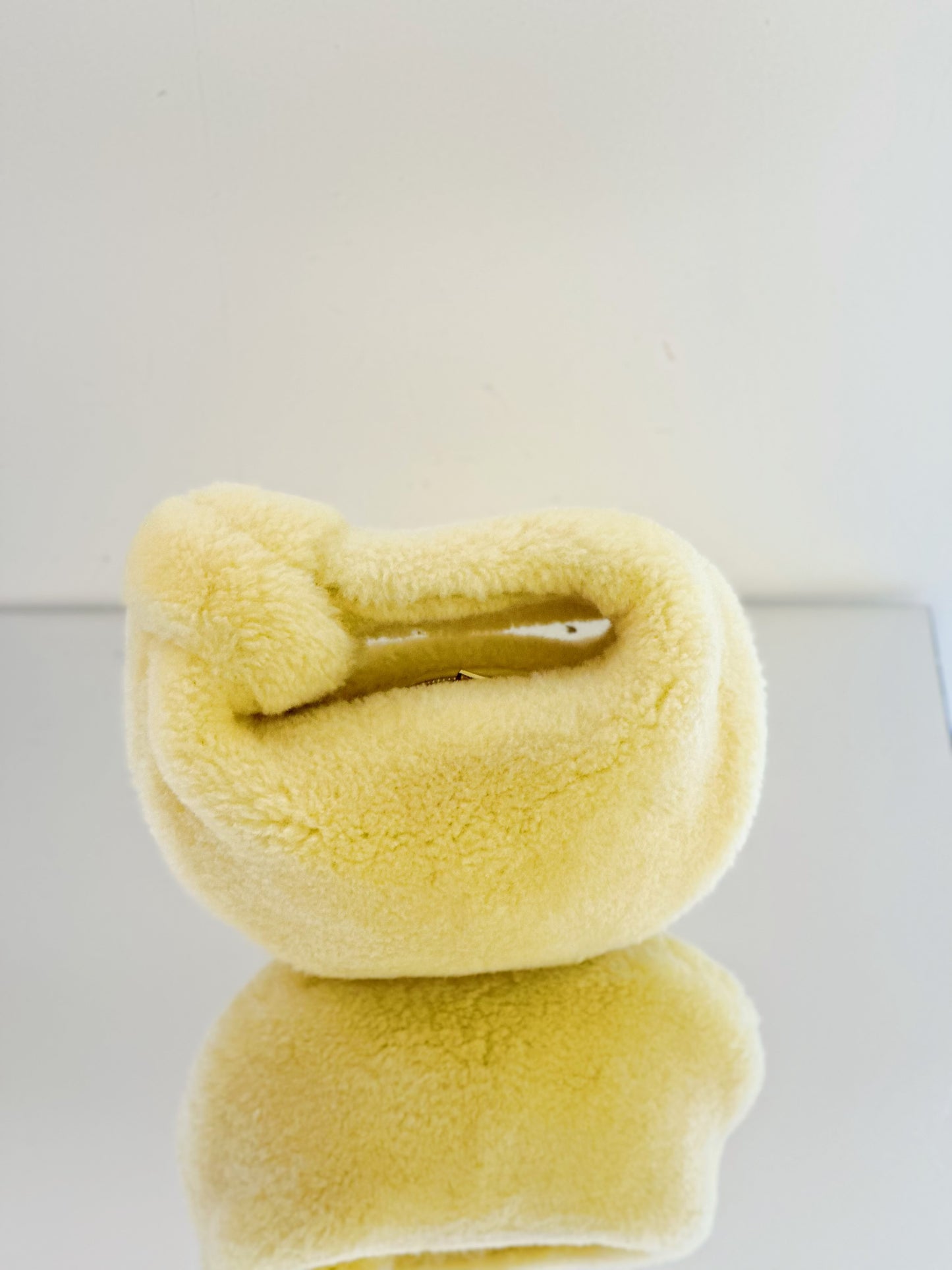 Bottega Veneta - Jodie - Shearling and leather - Yellow - (mini)